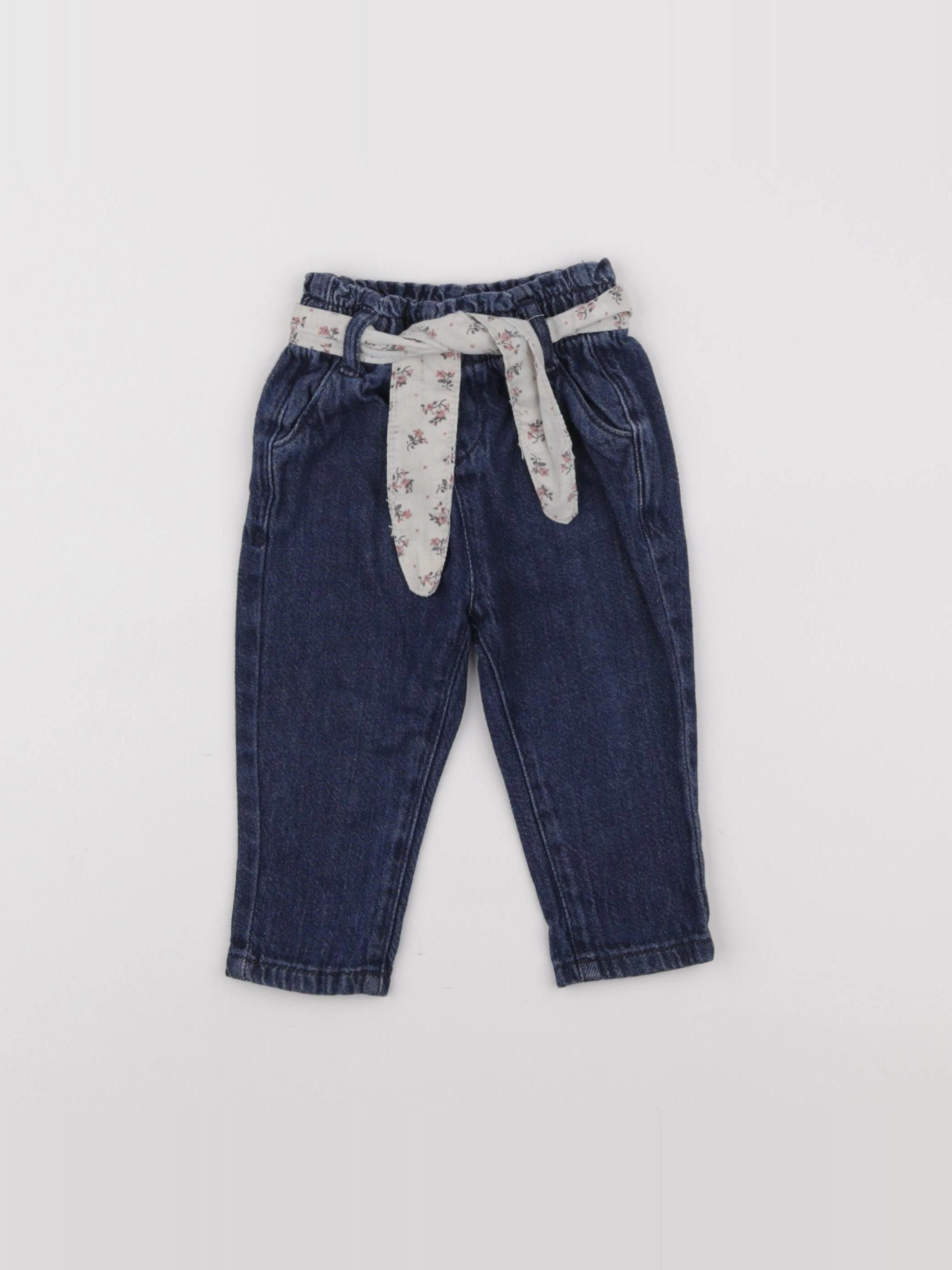 Vertbaudet - jean bleu - 9 mois