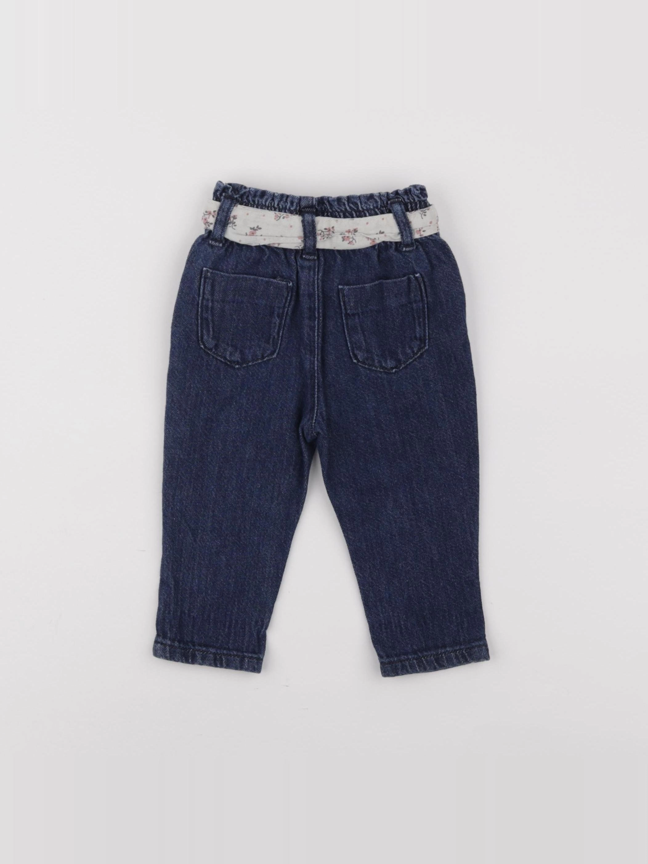 Vertbaudet - jean bleu - 9 mois