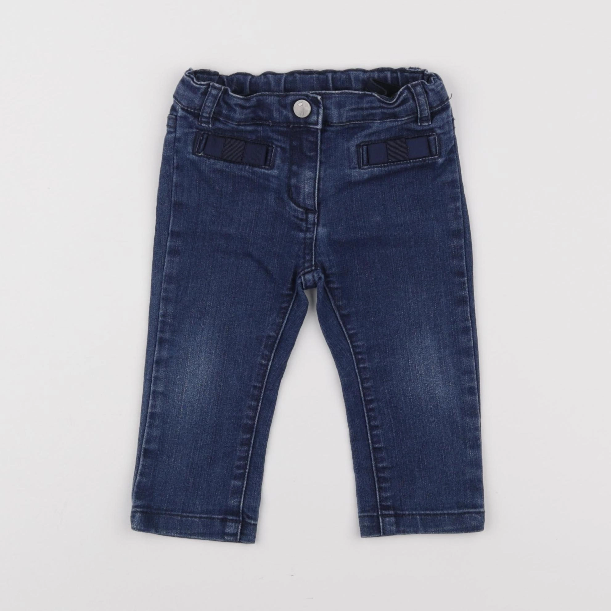Jacadi - jean bleu - 12 mois