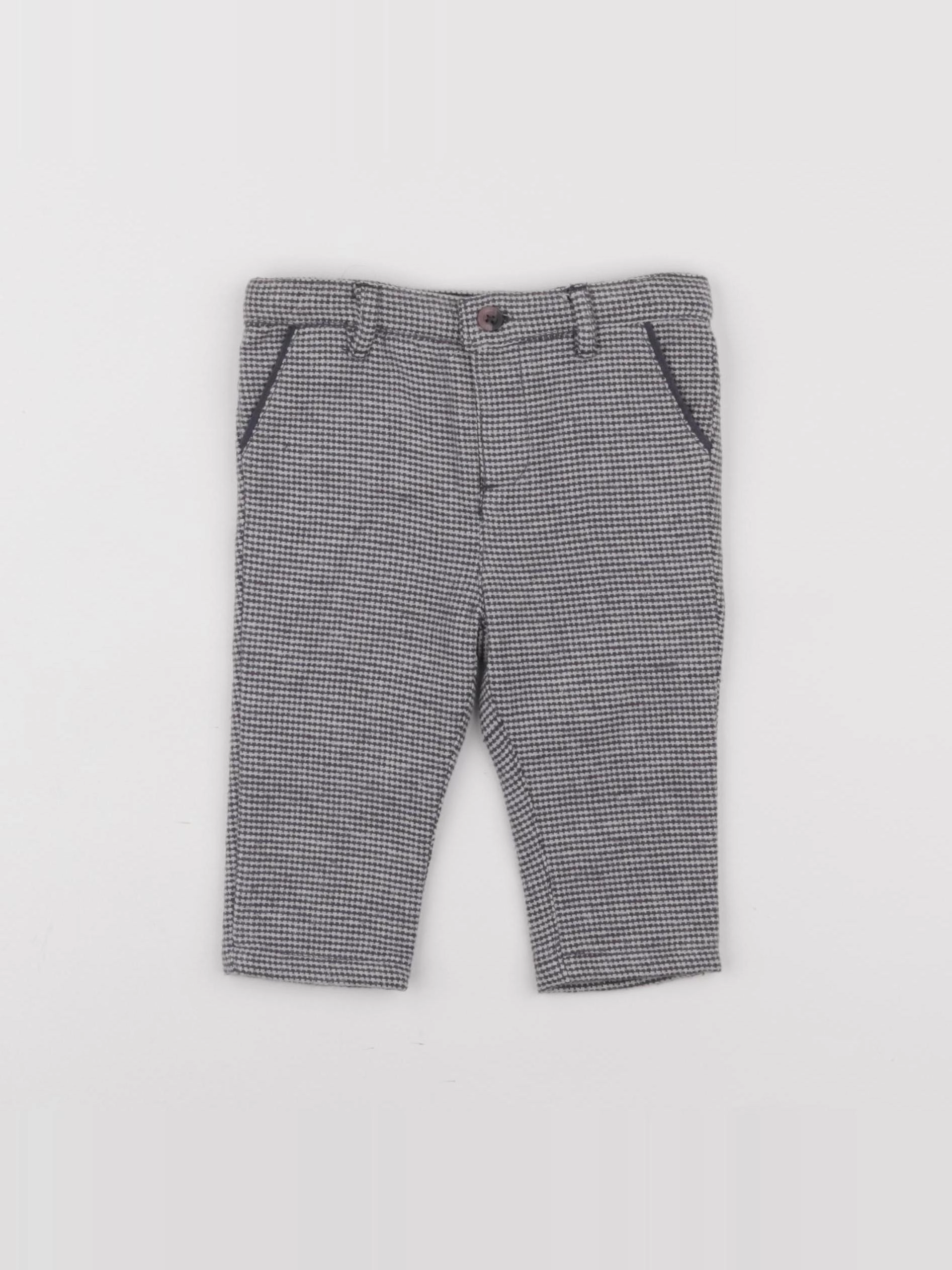 Natalys - pantalon gris - 6 mois