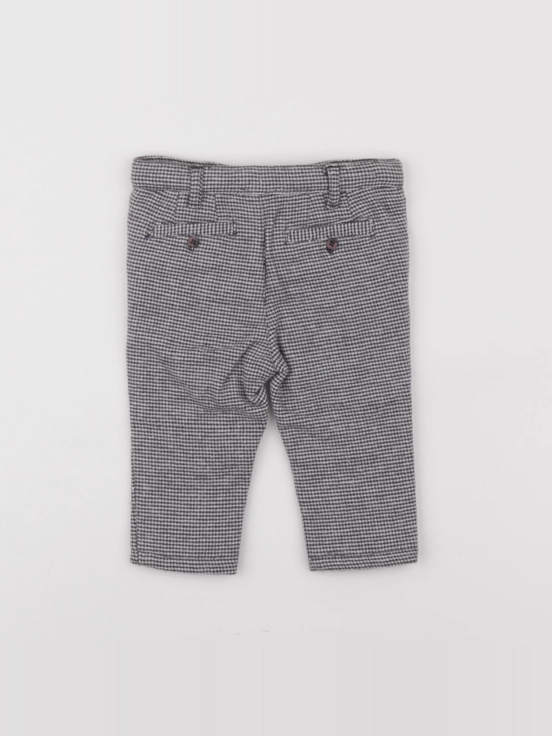 Natalys - pantalon gris - 6 mois