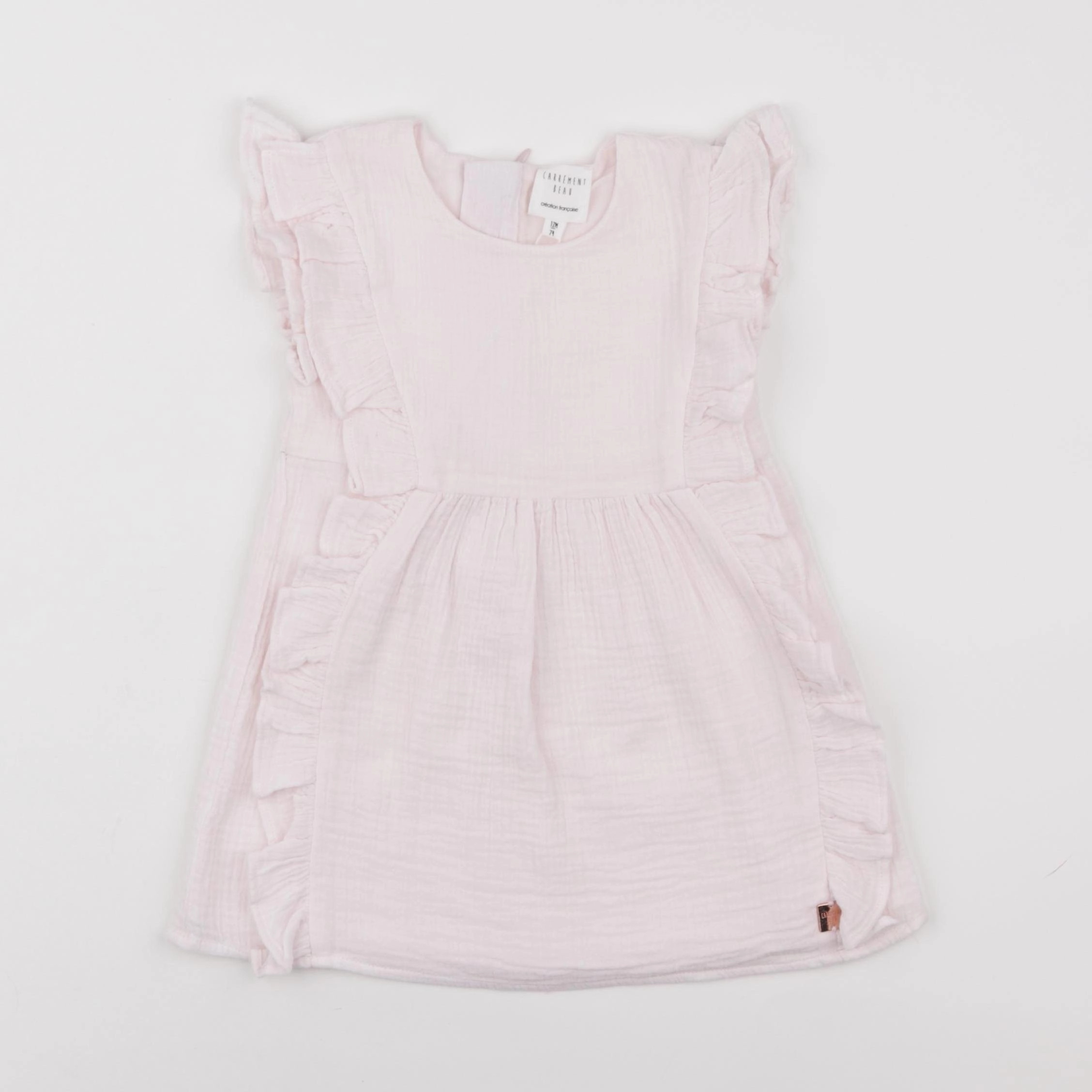 Carrément Beau - robe rose - 12 mois