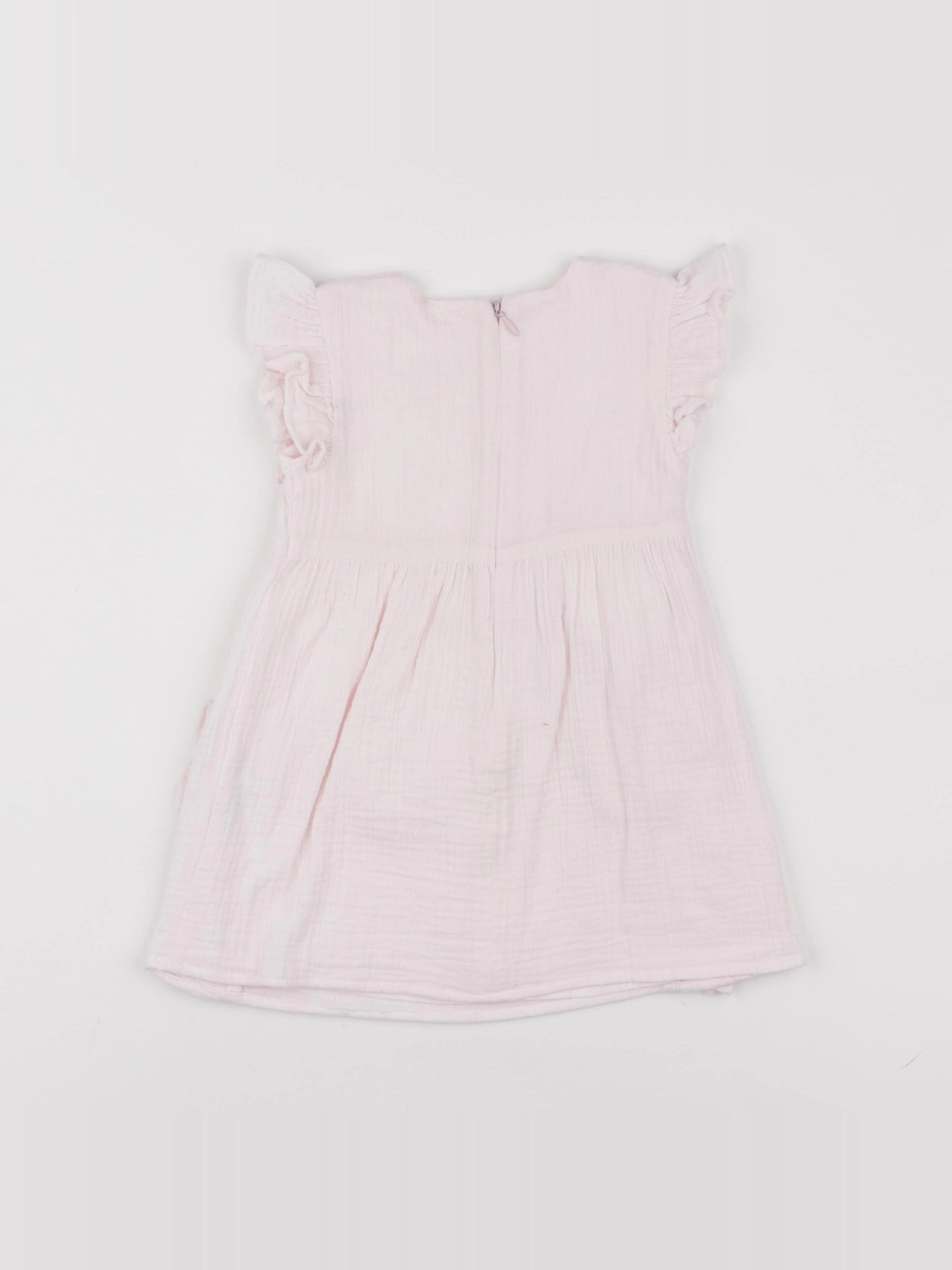 Carrément Beau - robe rose - 12 mois