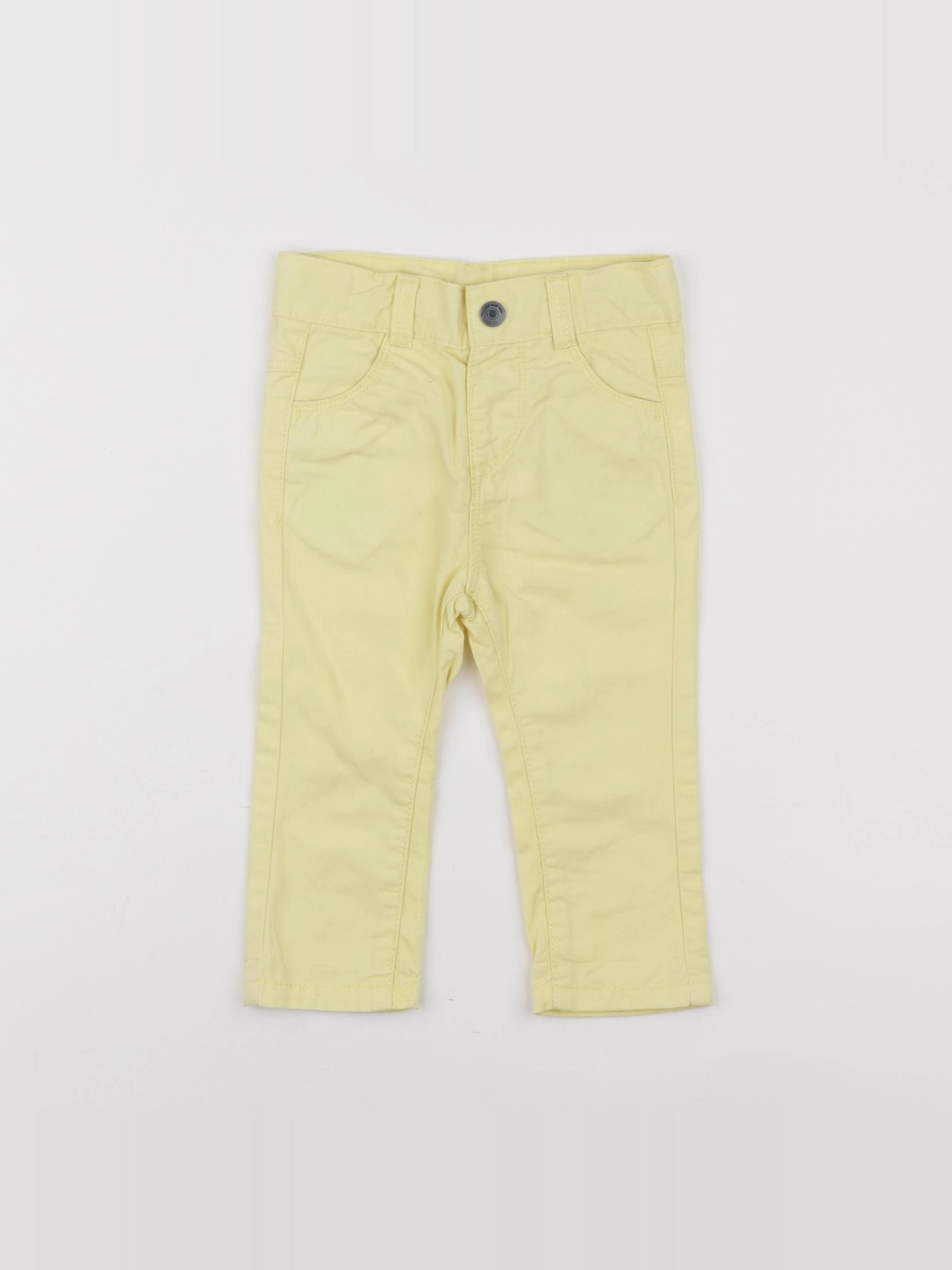 Tape à l'oeil - pantalon jaune - 12 mois