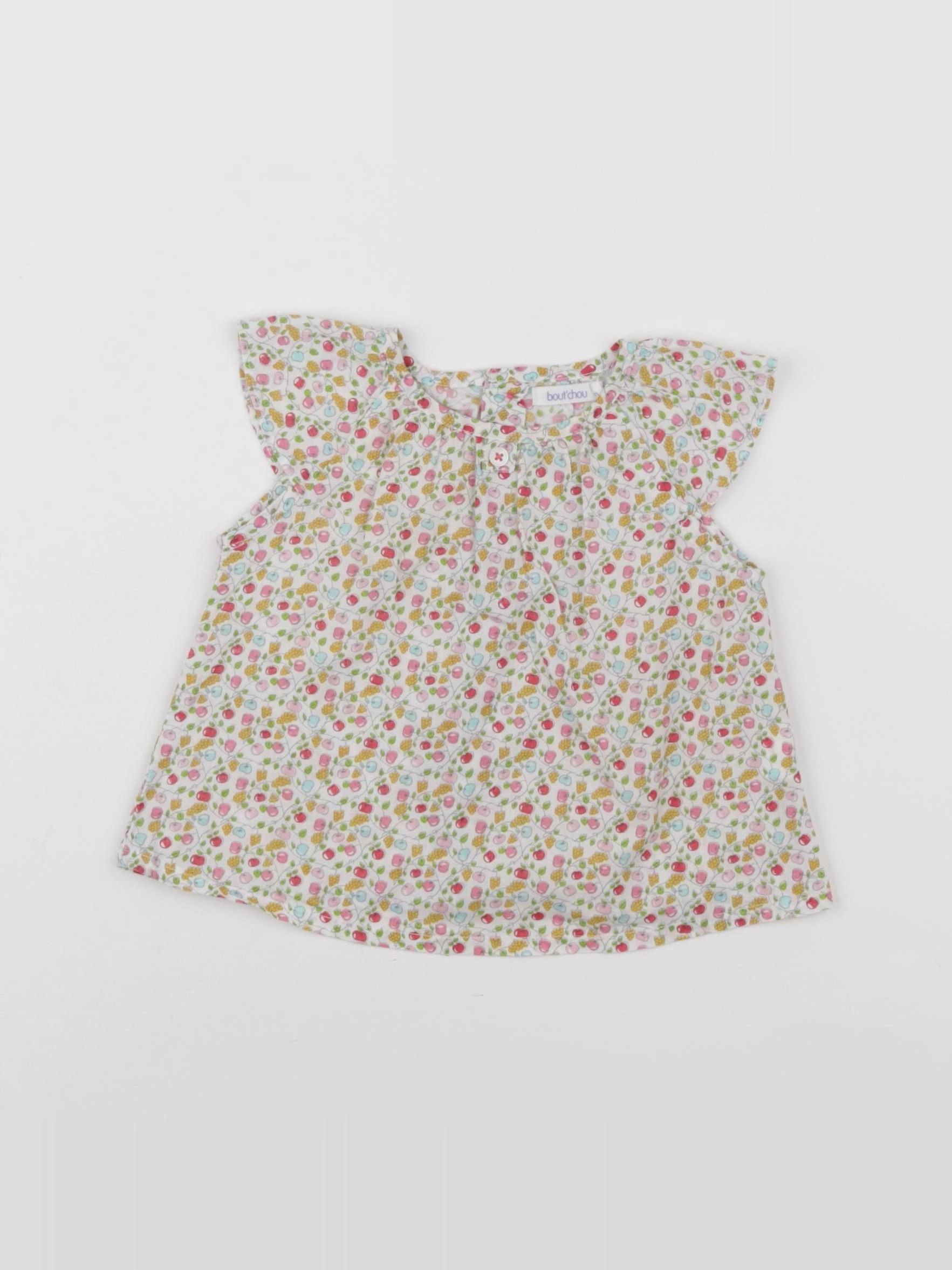 Boutchou - blouse multicolore - 3 mois