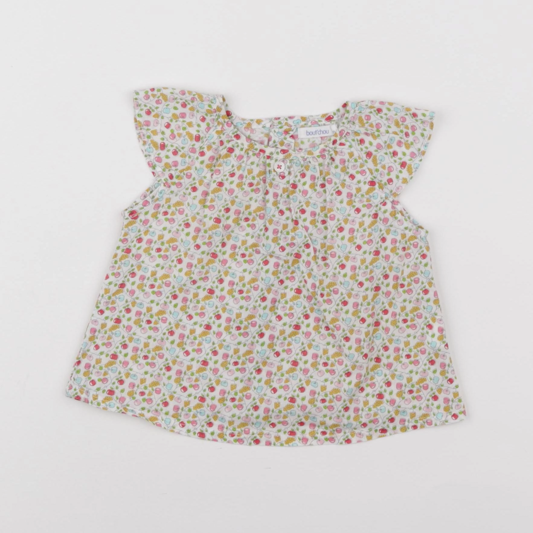 Boutchou - blouse multicolore - 3 mois