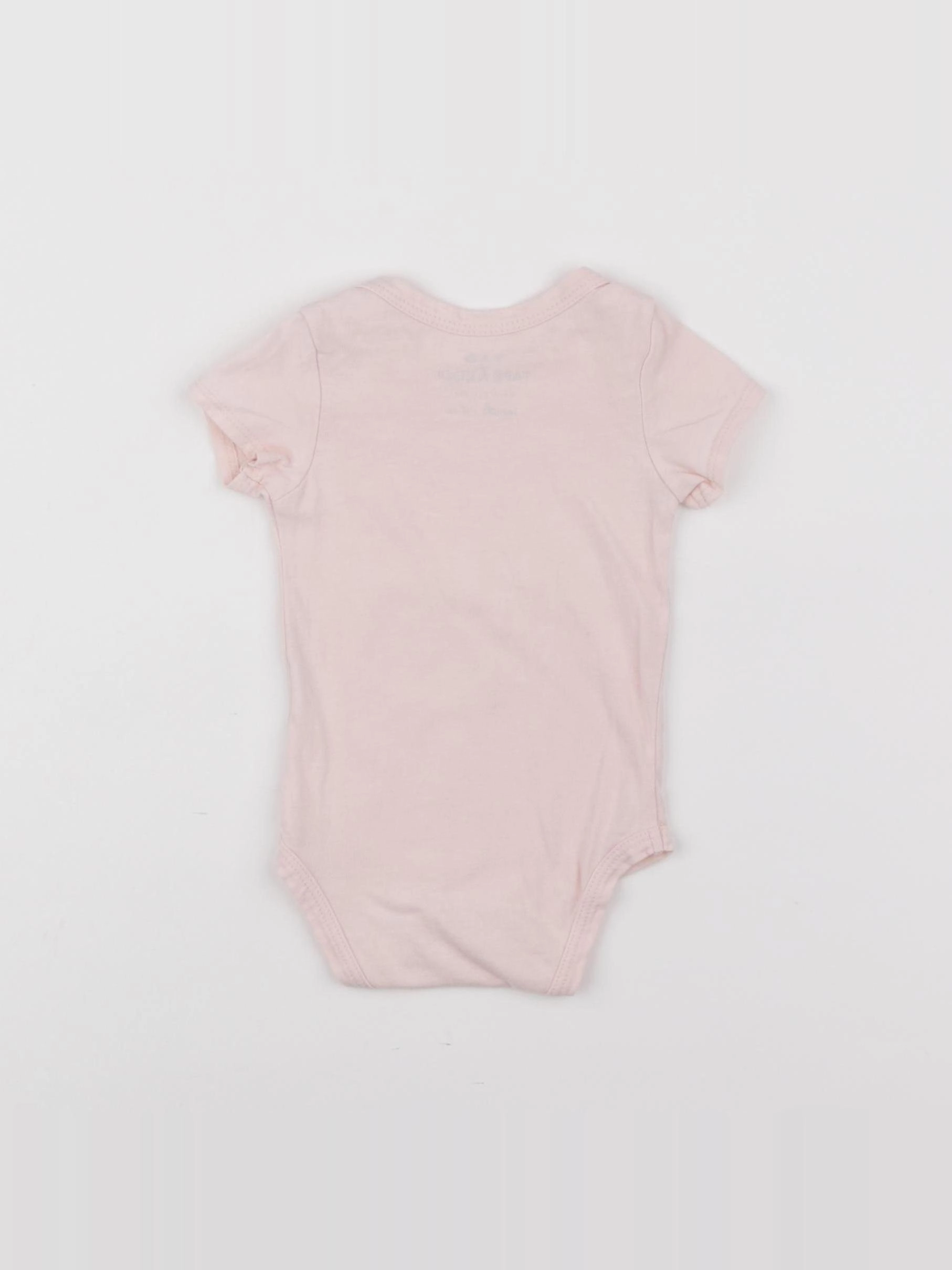 Tape à l'oeil - body rose - 3 mois