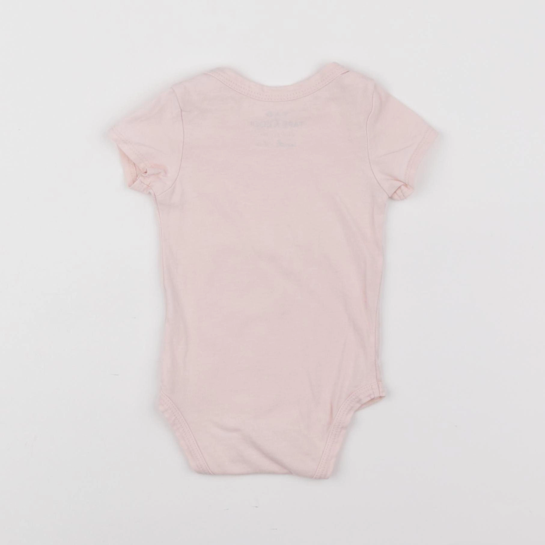 Tape à l'oeil - body rose - 3 mois