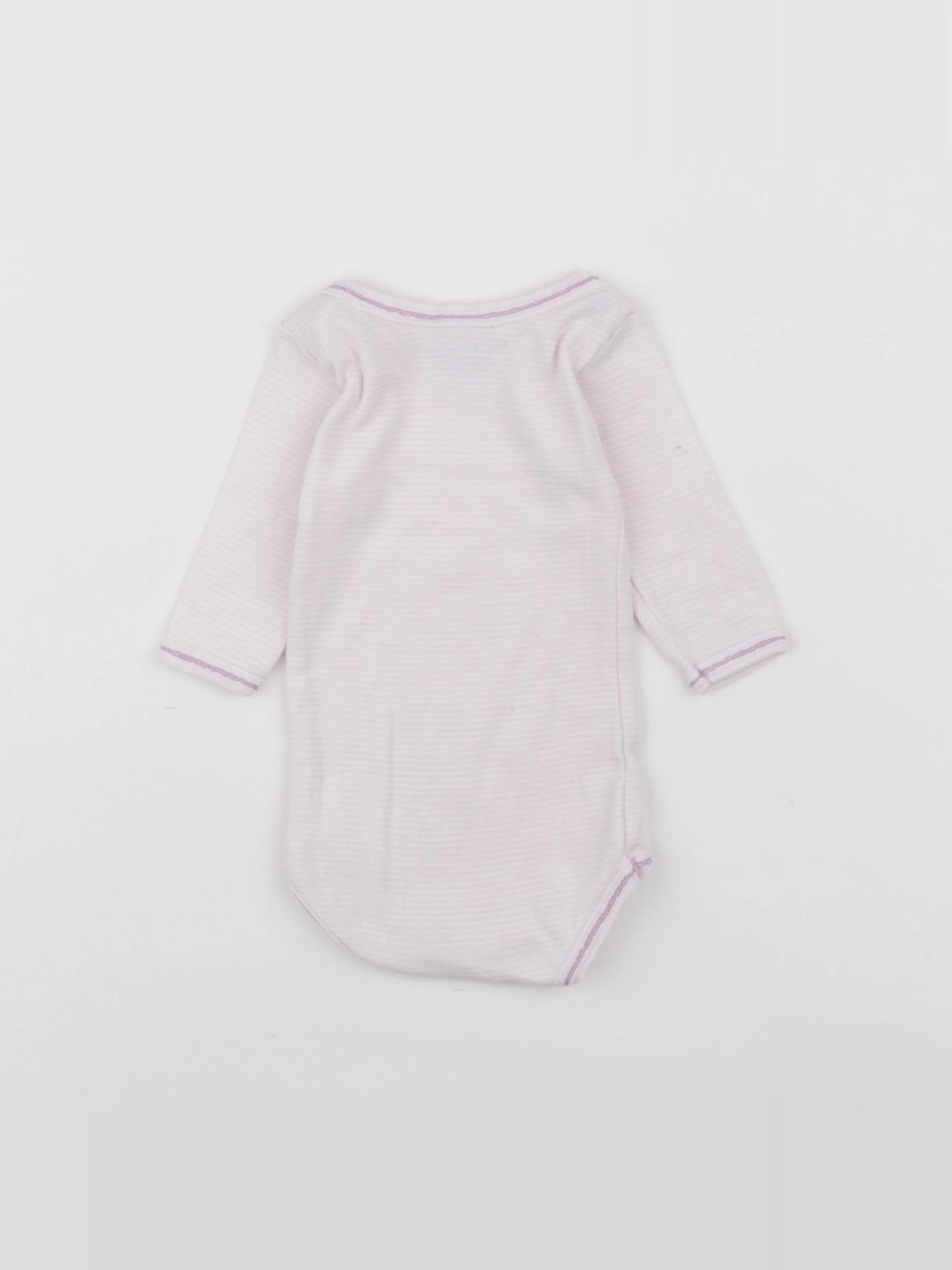 Petit Bateau - body rose - 3 mois