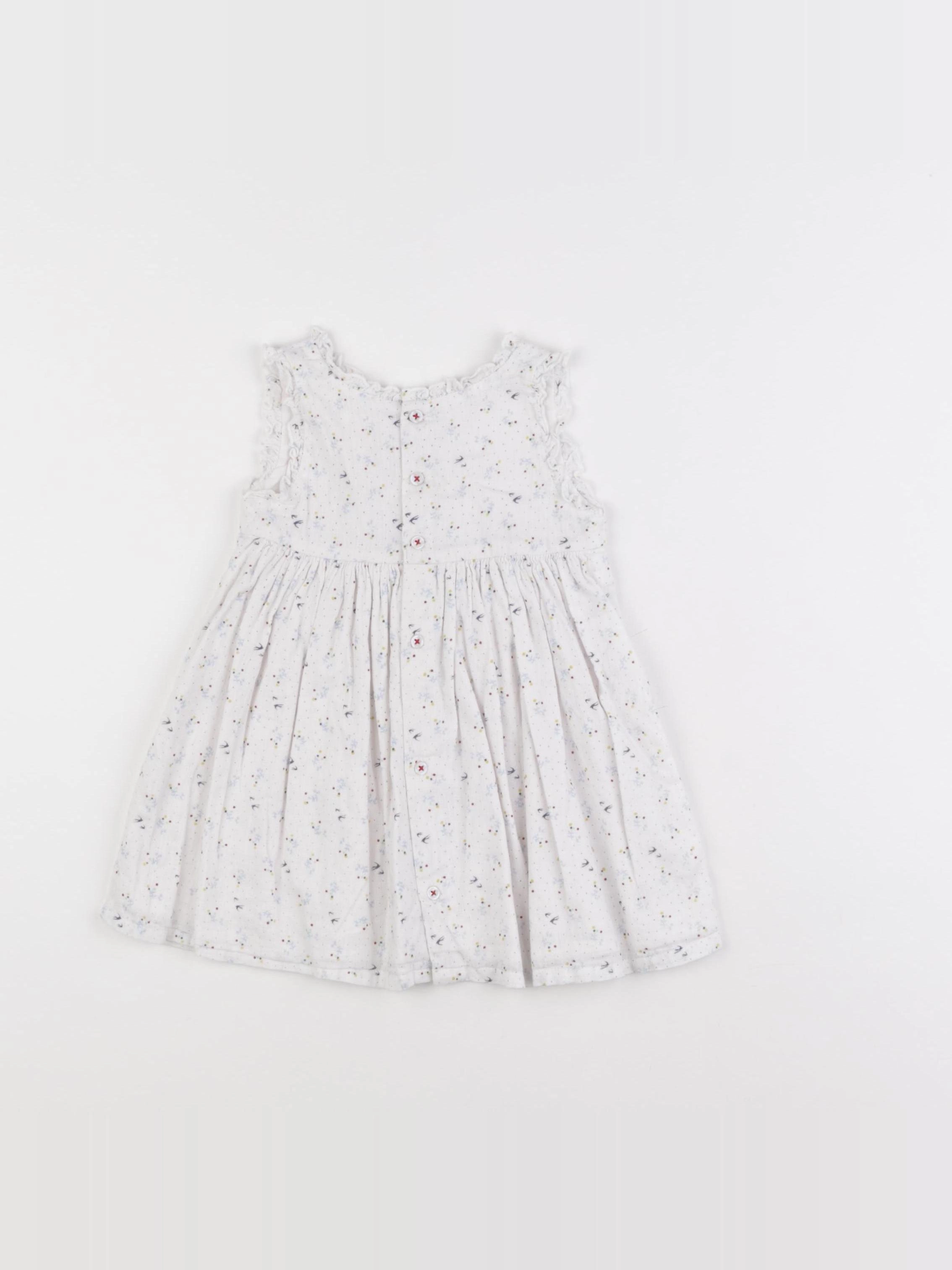 Boutchou - robe blanc - 6 mois