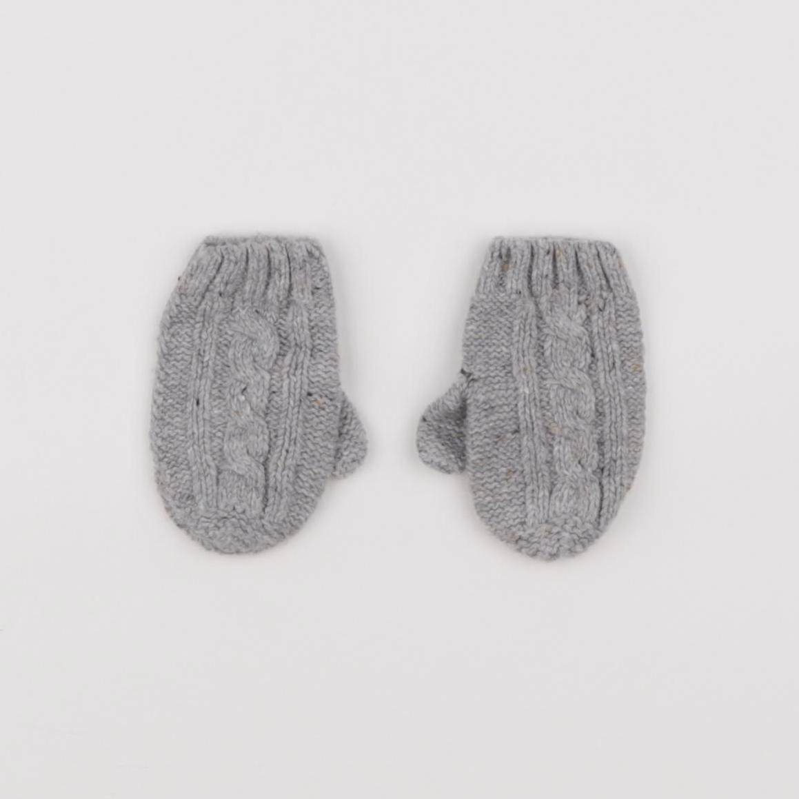 Vertbaudet - moufles gris - 12/18 mois