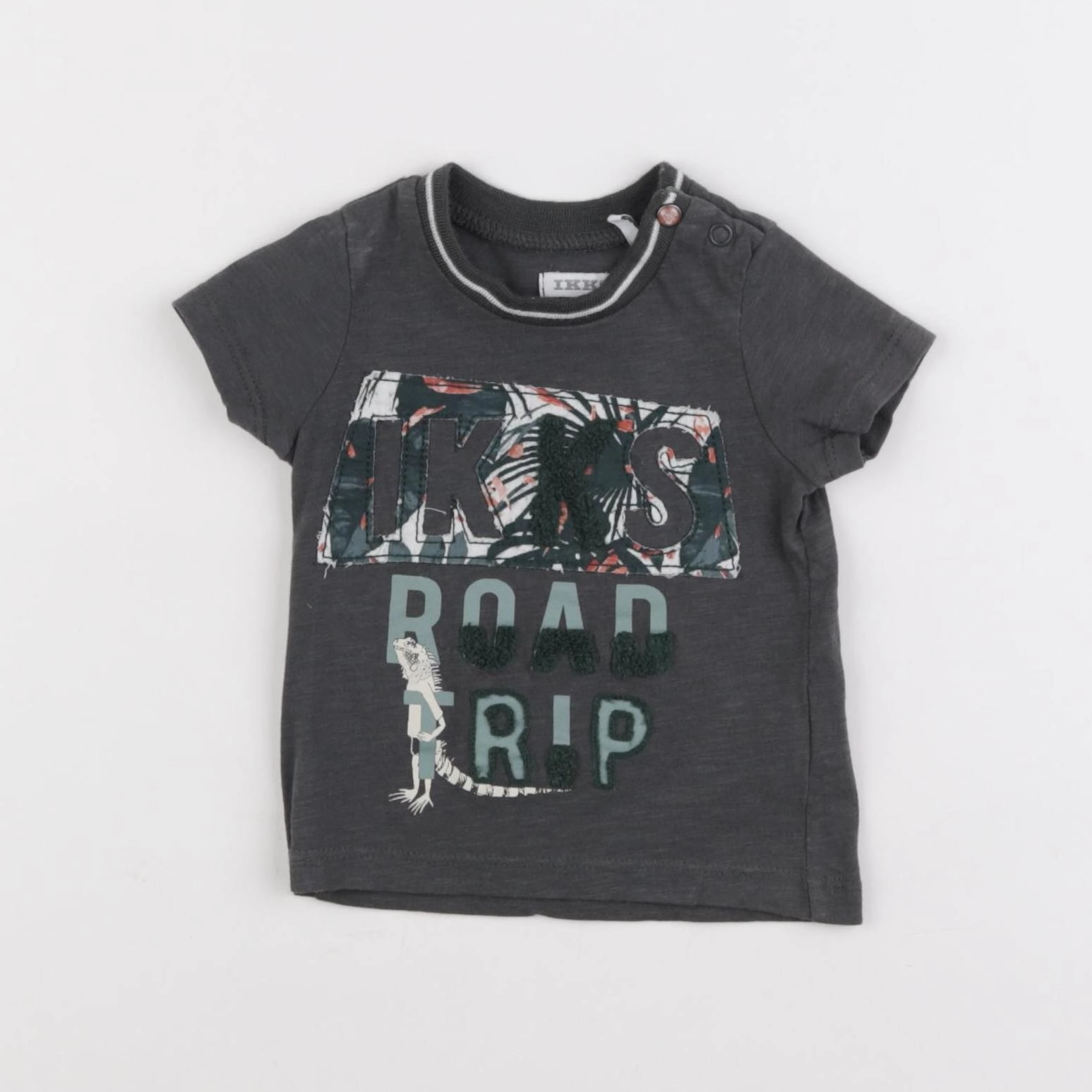 IKKS - tee-shirt gris - 3 mois