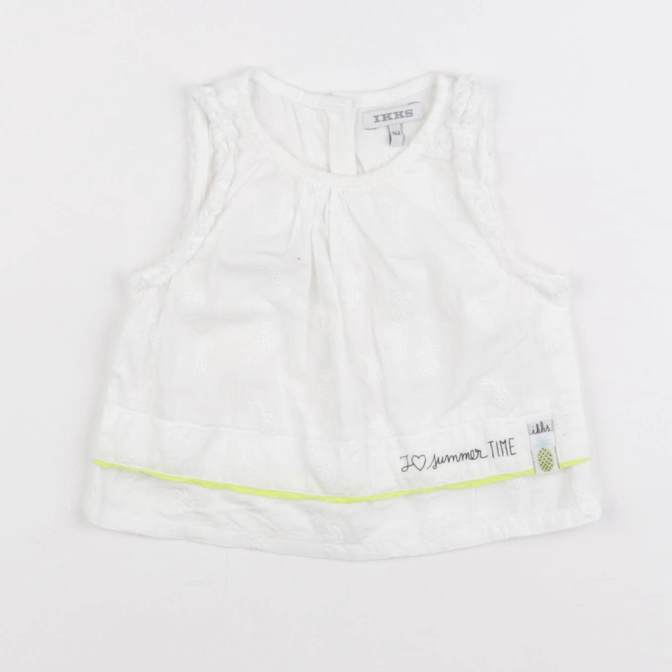 IKKS - blouse blanc - 3 mois
