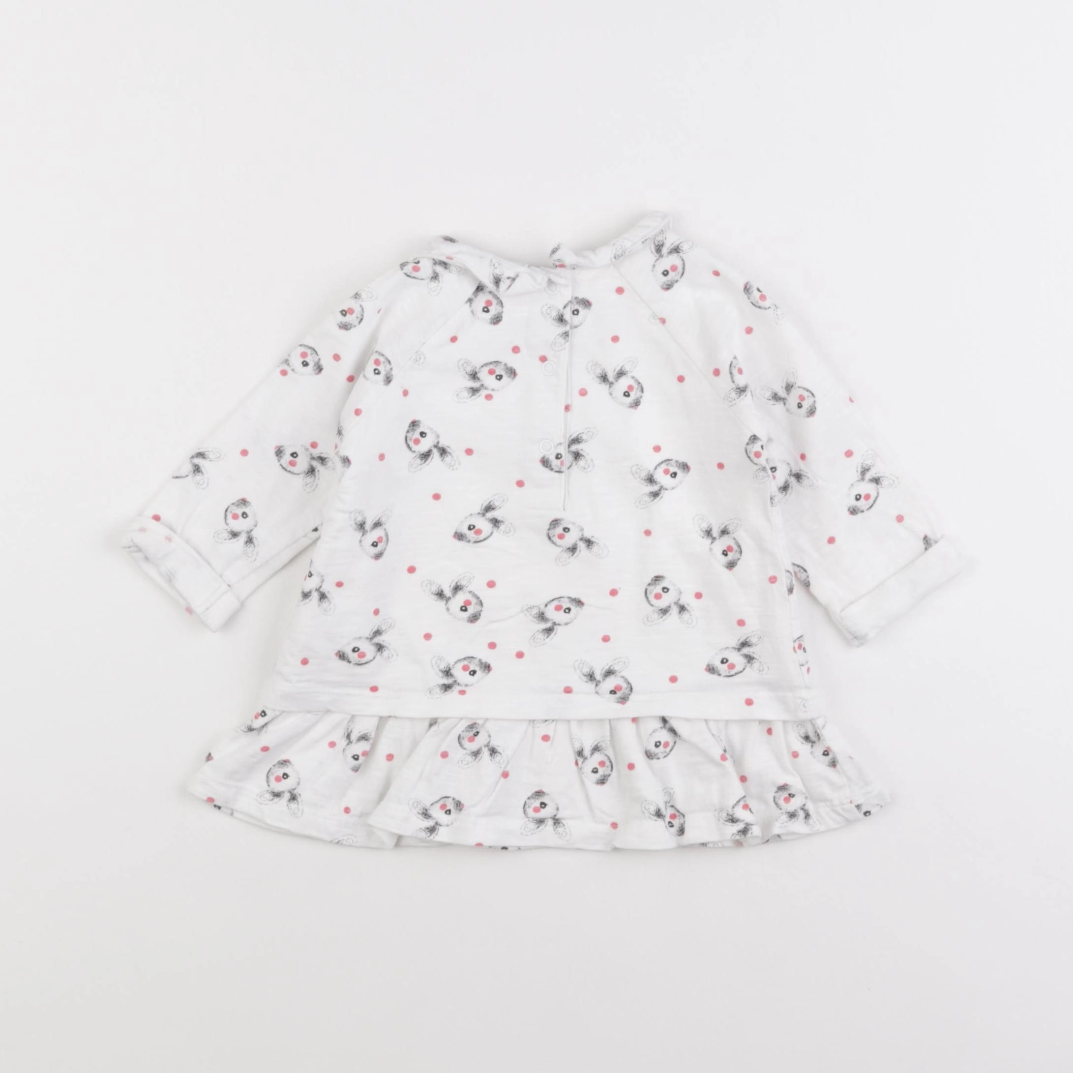 Tape à l'oeil - robe blanc - 6 mois