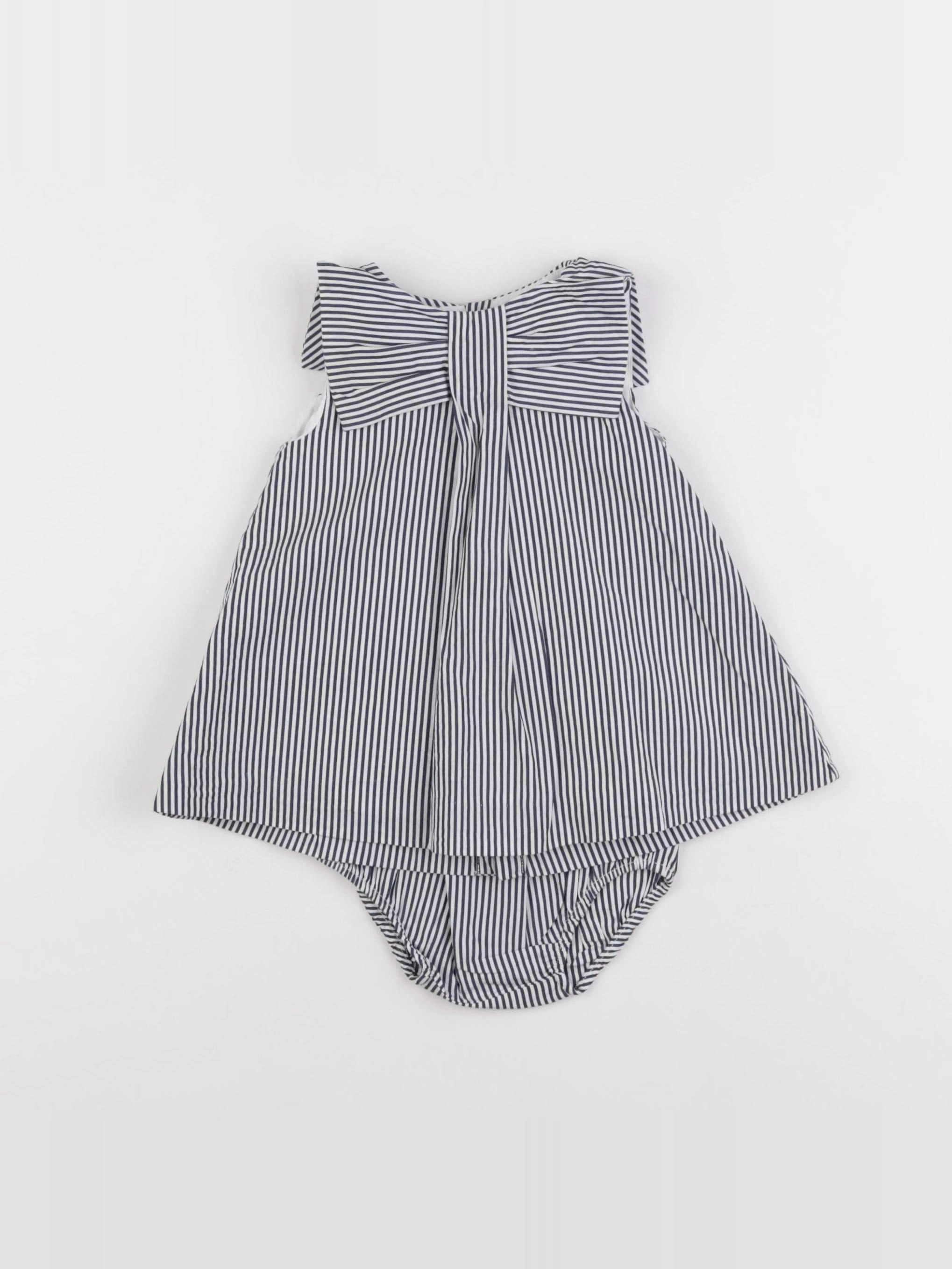 Jacadi - robe bleu - 6 mois