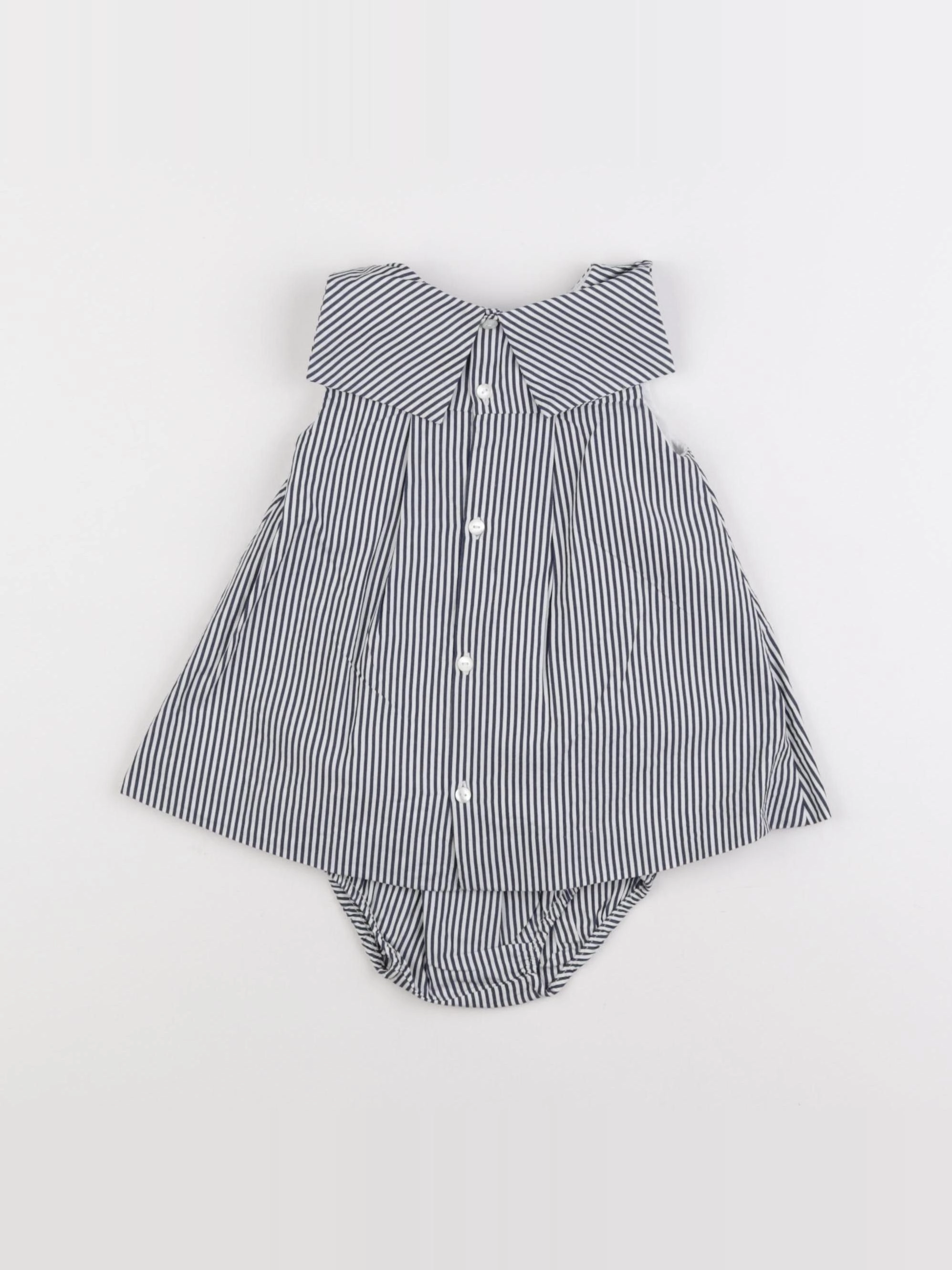 Jacadi - robe bleu - 6 mois