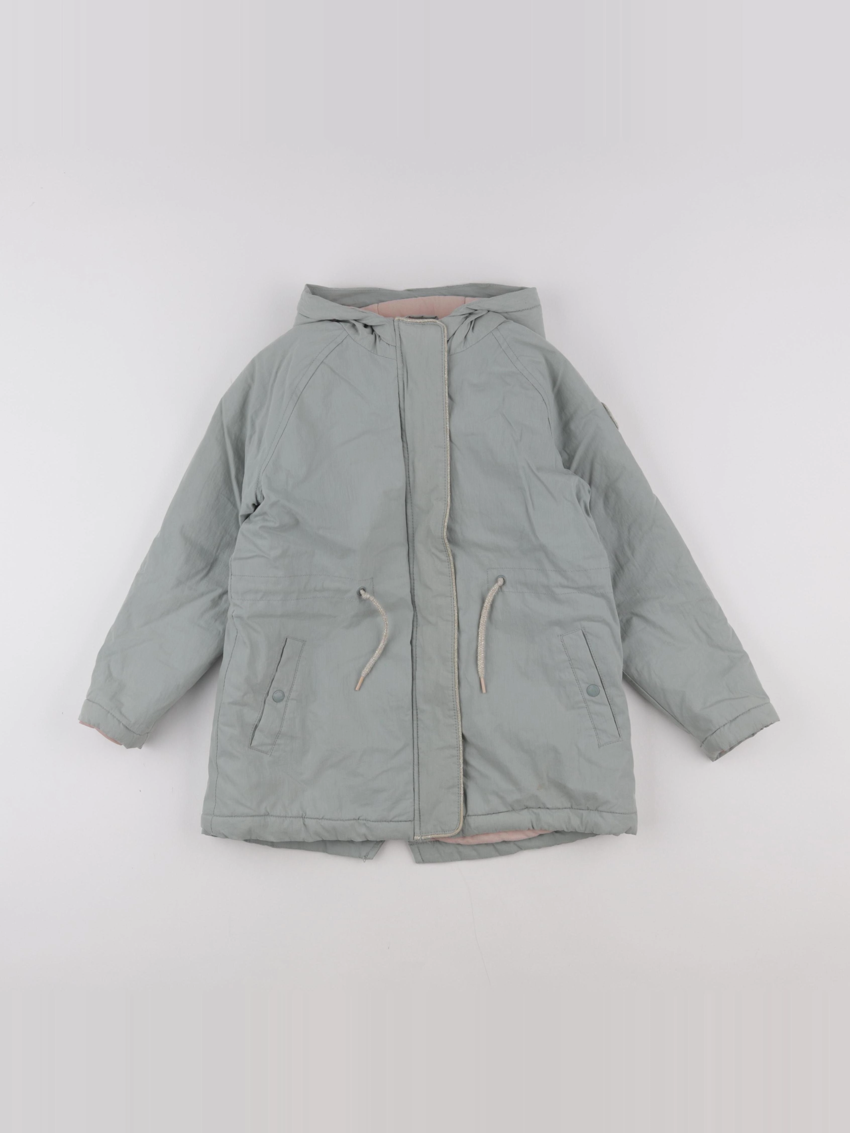Vertbaudet - manteau vert - 8 ans