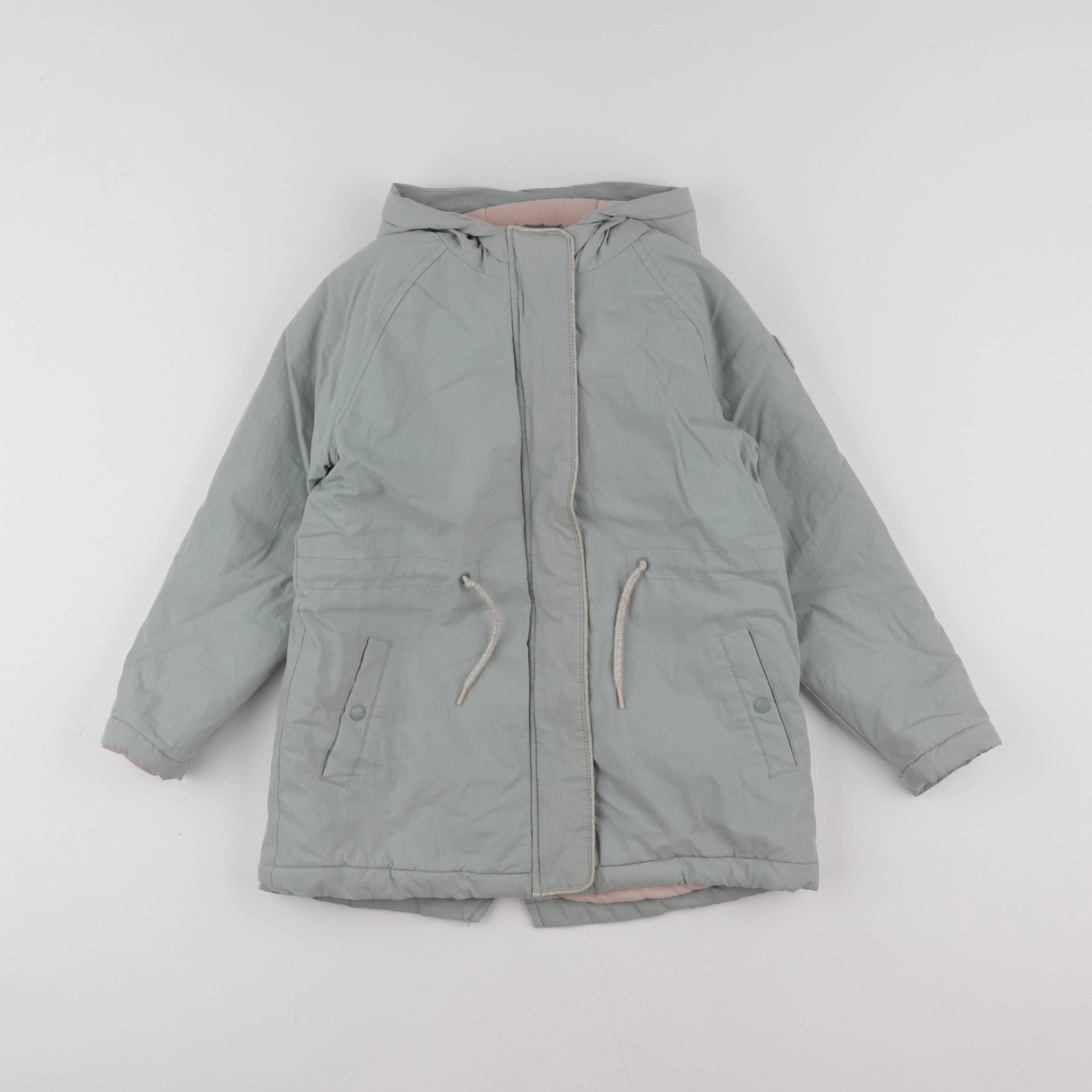Vertbaudet - manteau vert - 8 ans