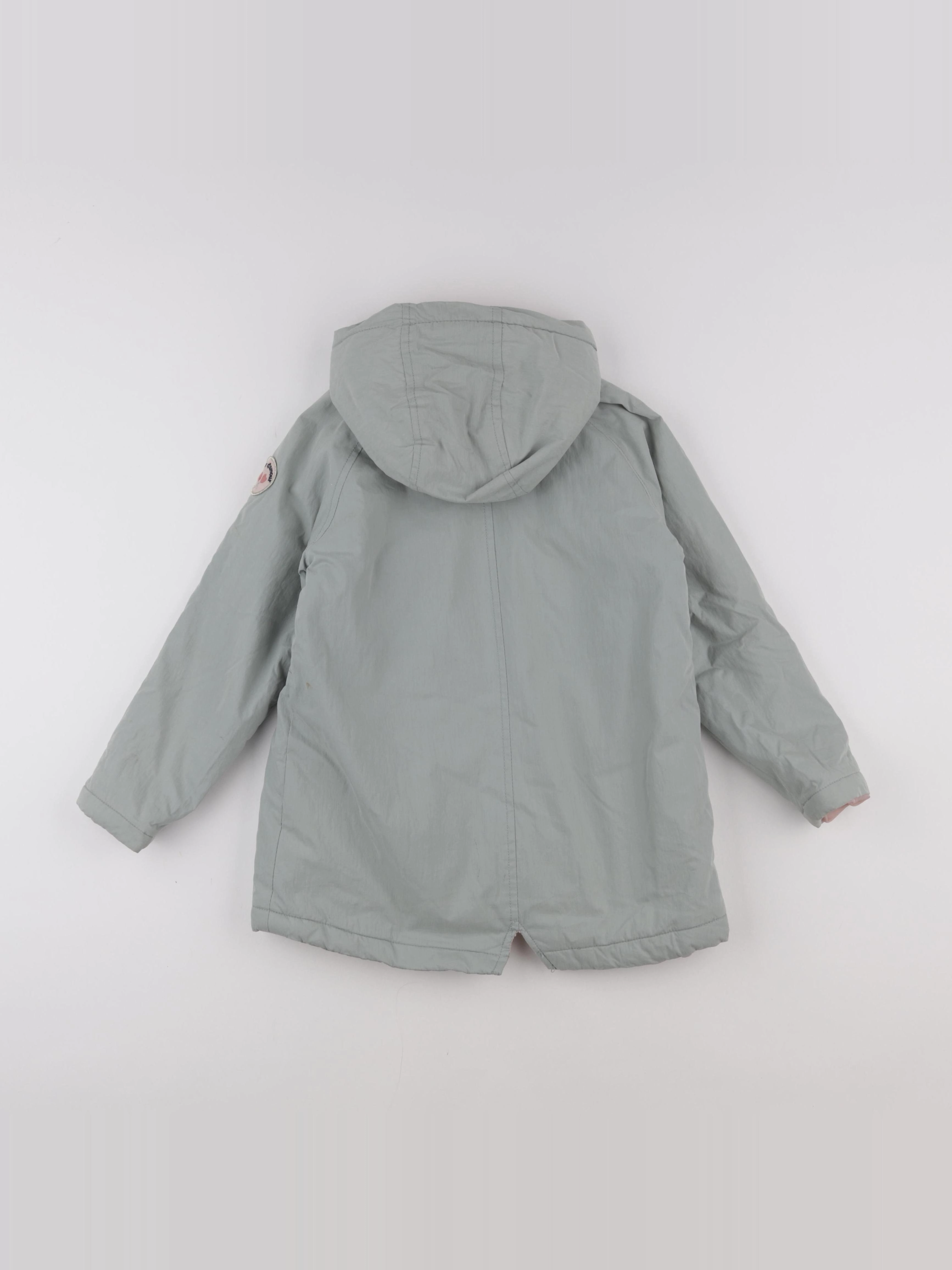 Vertbaudet - manteau vert - 8 ans