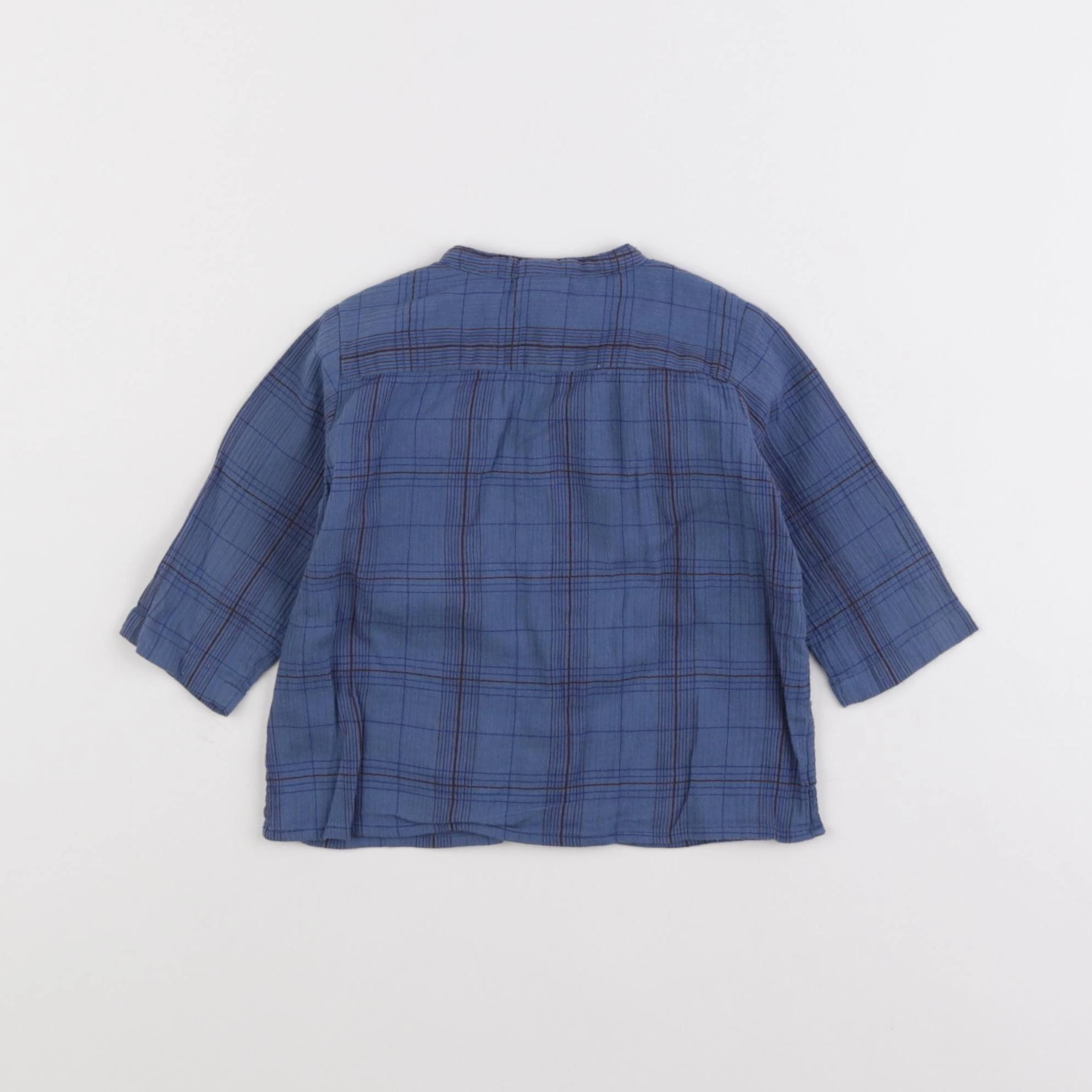 Bonton - chemise bleu - 6 mois