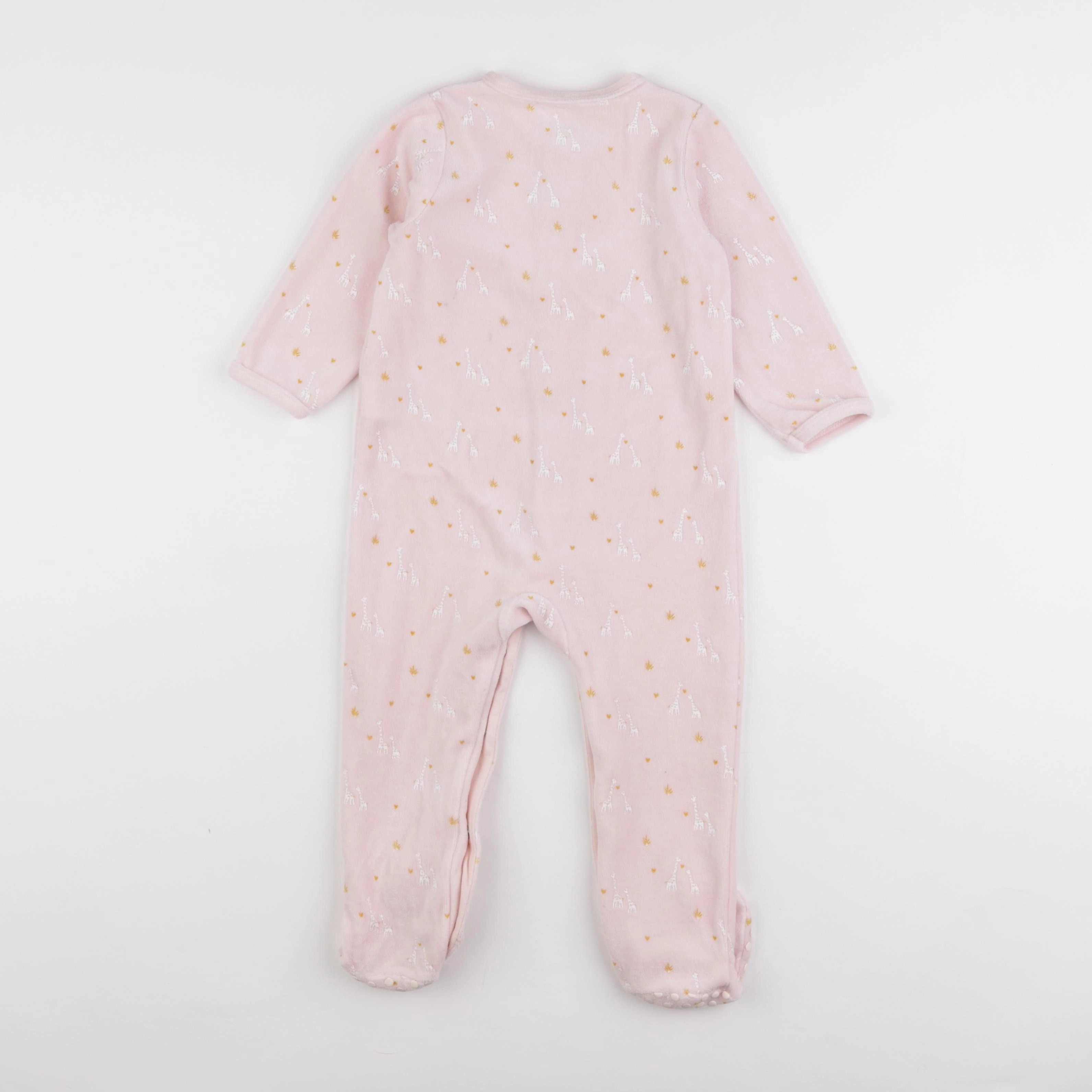 Vertbaudet - pyjama velours rose - 2 ans