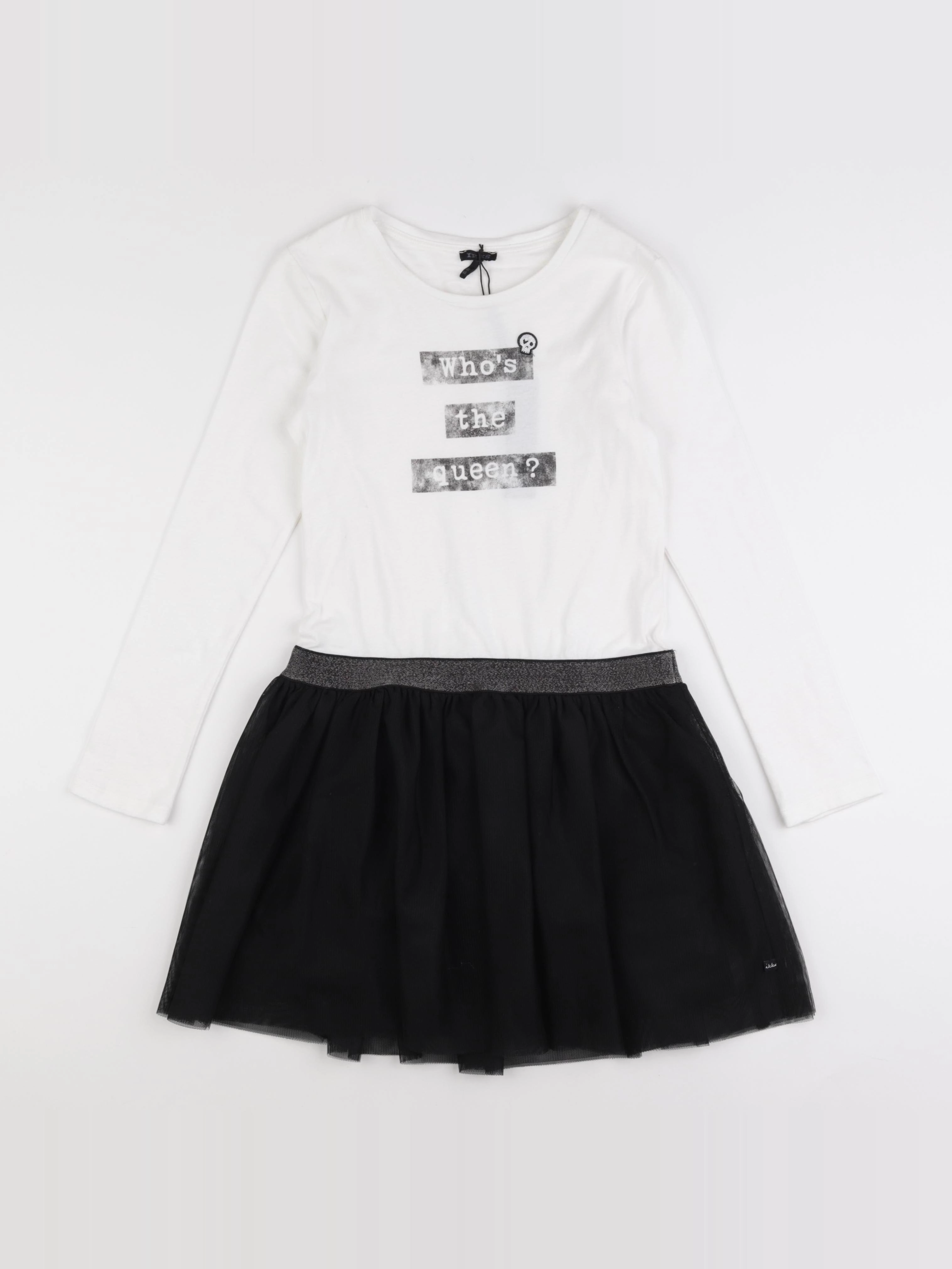 IKKS - robe noir - 10 ans