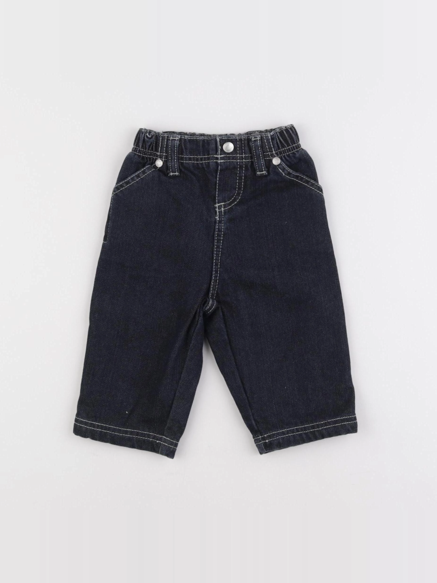 Petit Bateau - jean bleu - 6 mois