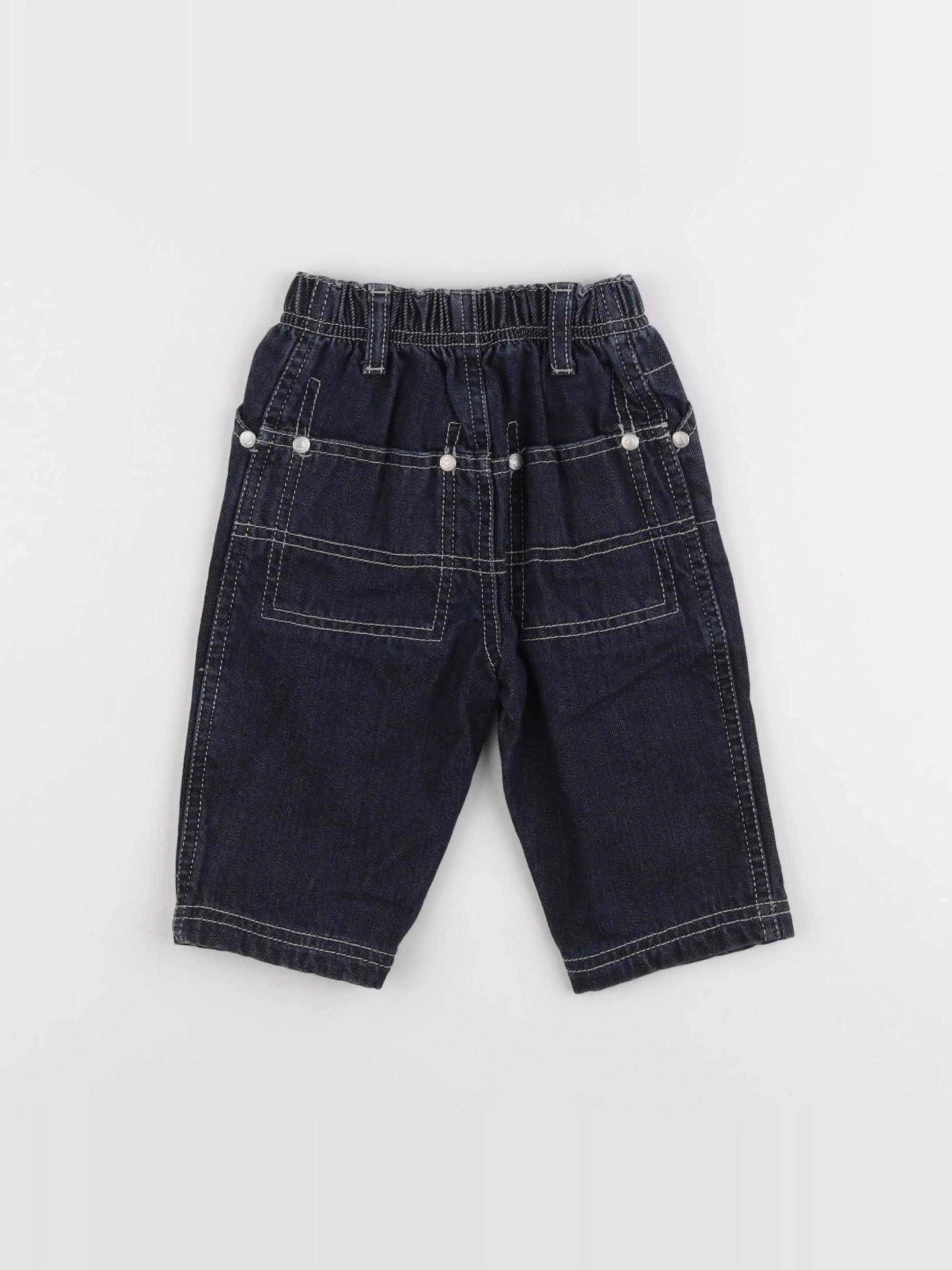 Petit Bateau - jean bleu - 6 mois