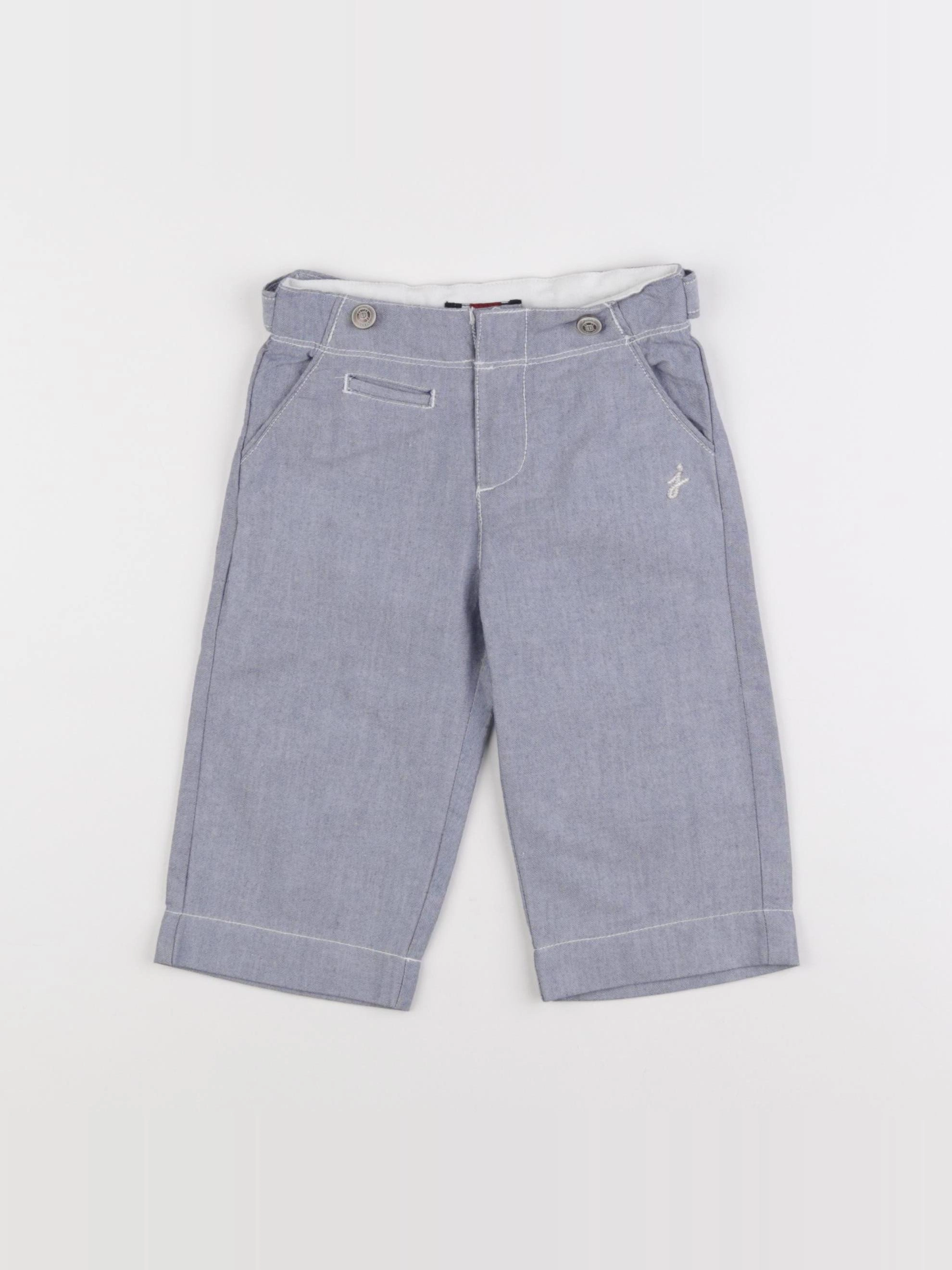 Jacadi - pantalon bleu - 12 mois