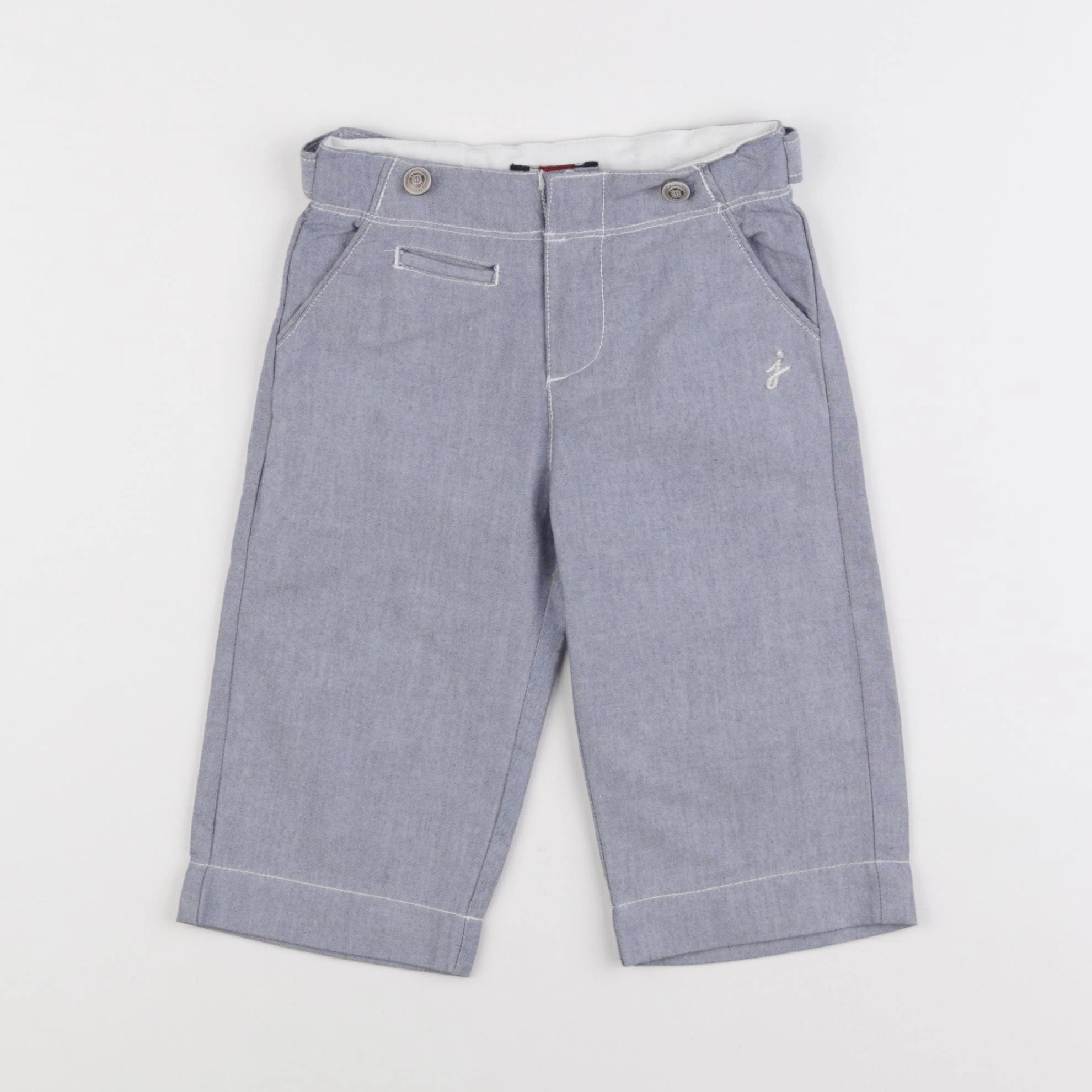 Jacadi - pantalon bleu - 12 mois