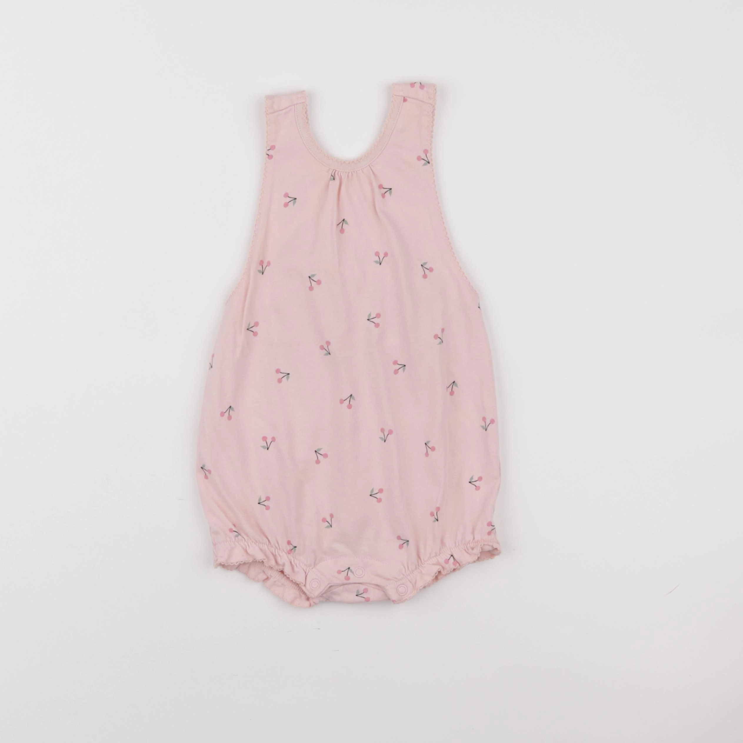 H&M - combinaison rose - 6/9 mois