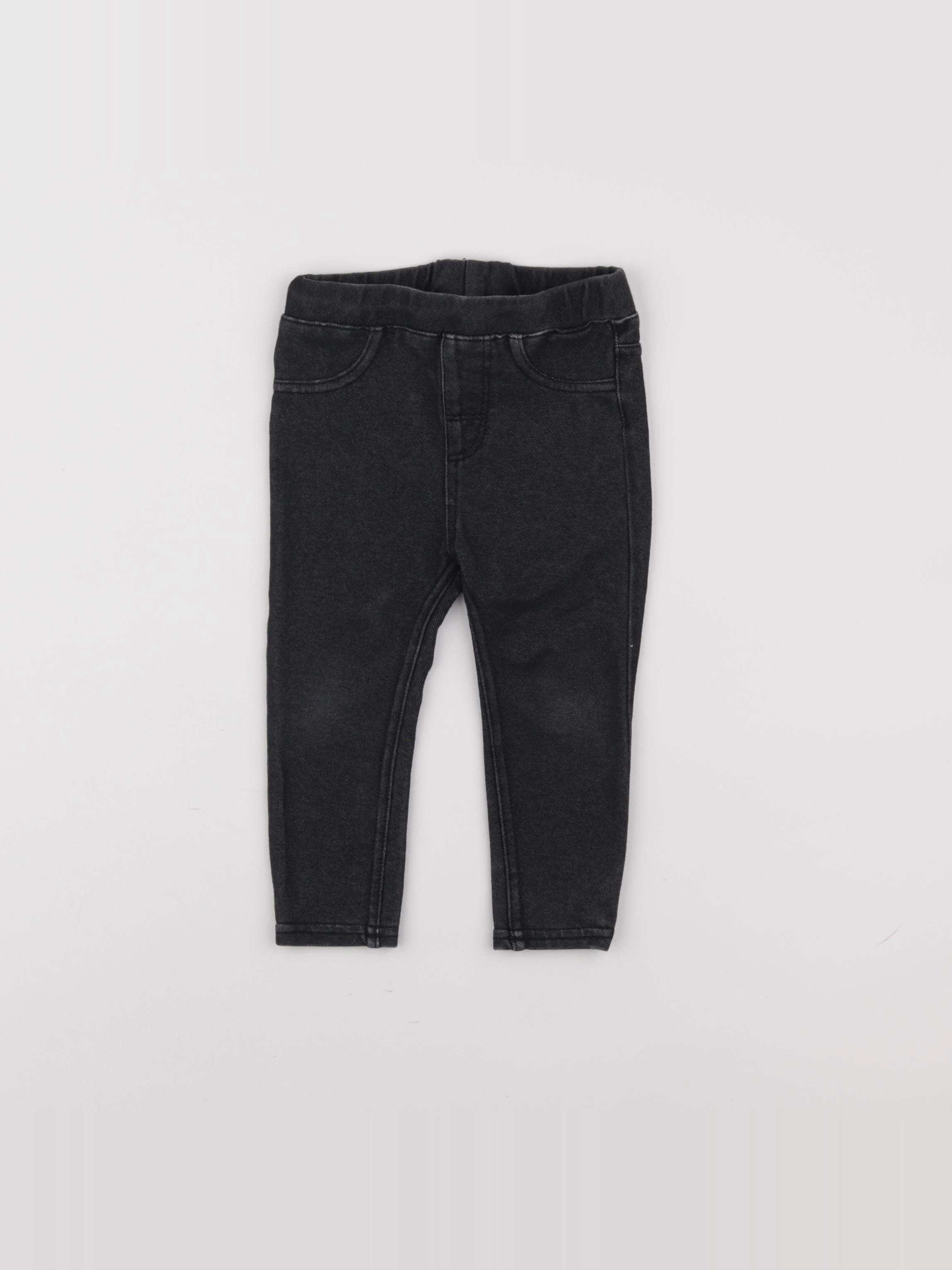 H&M - jegging gris - 9/12 mois