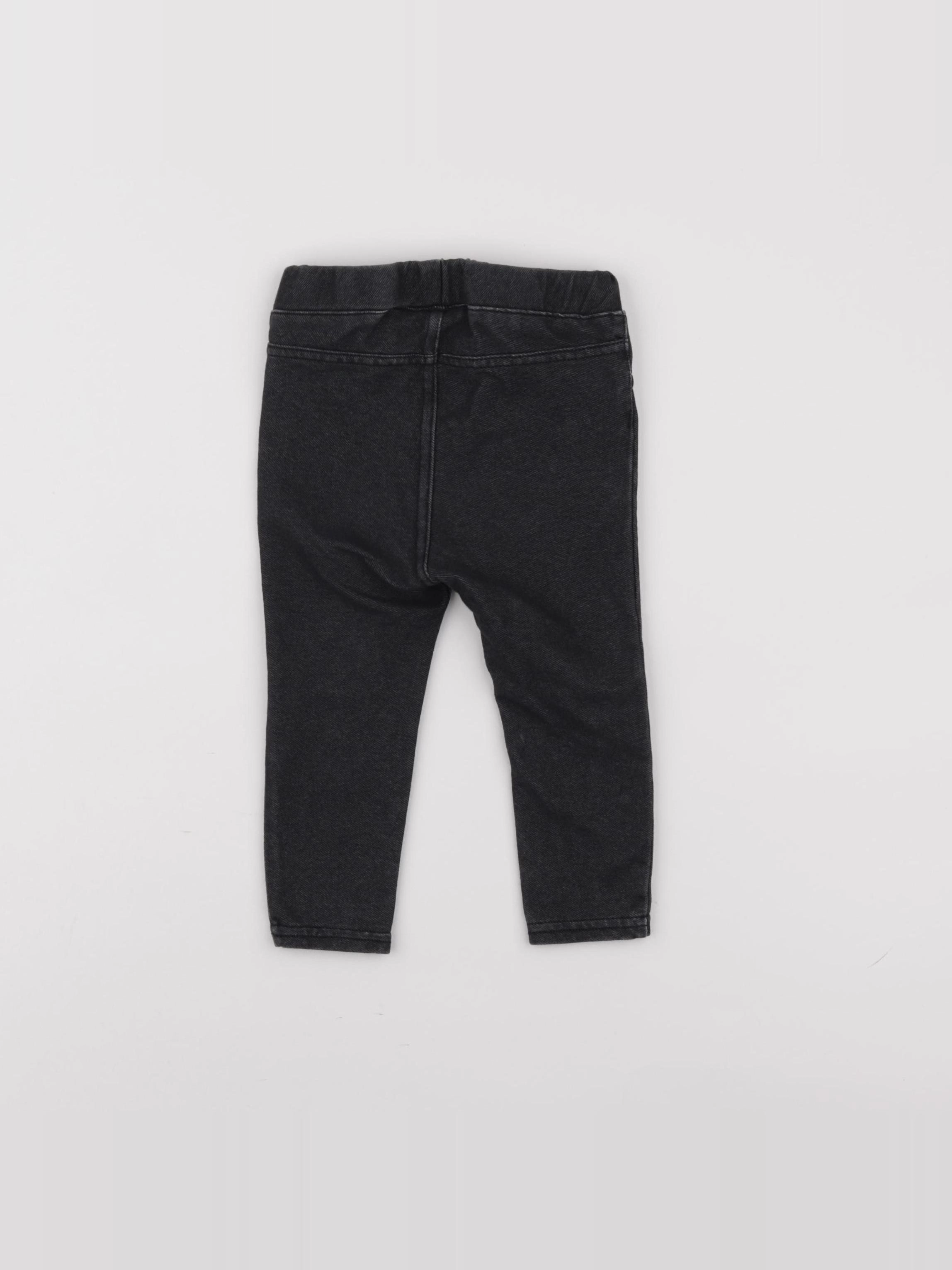 H&M - jegging gris - 9/12 mois