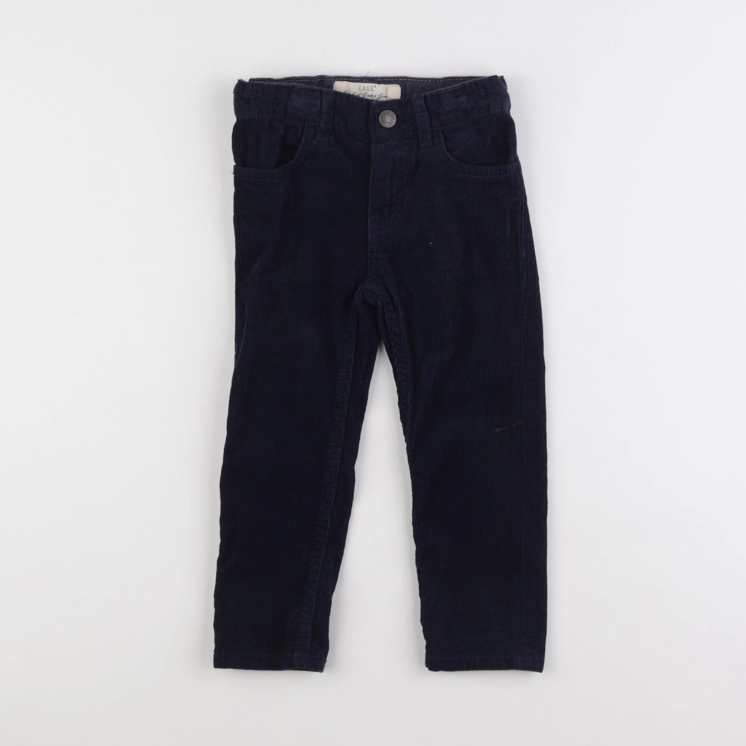 H&M - pantalon bleu - 2/3 ans