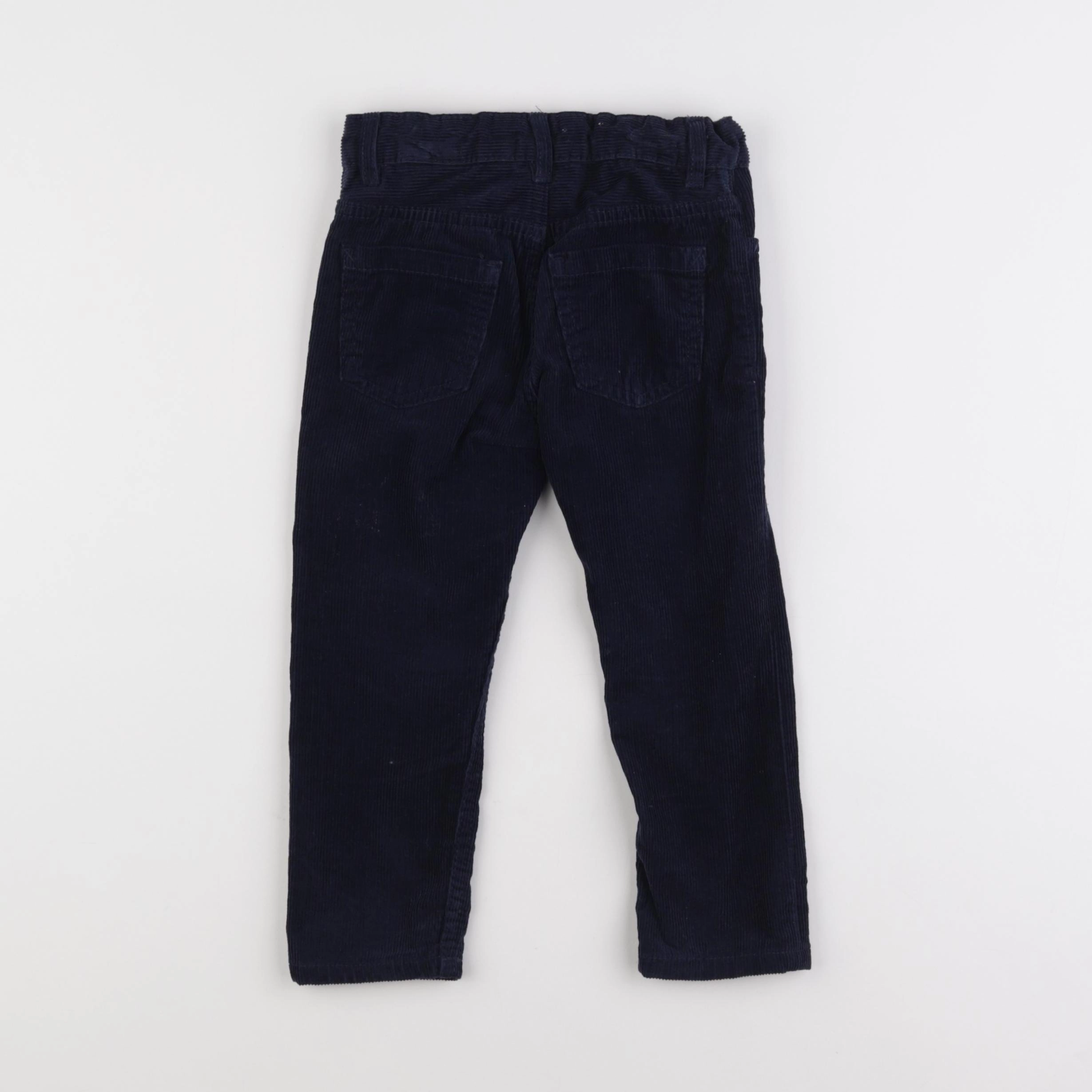 H&M - pantalon bleu - 2/3 ans