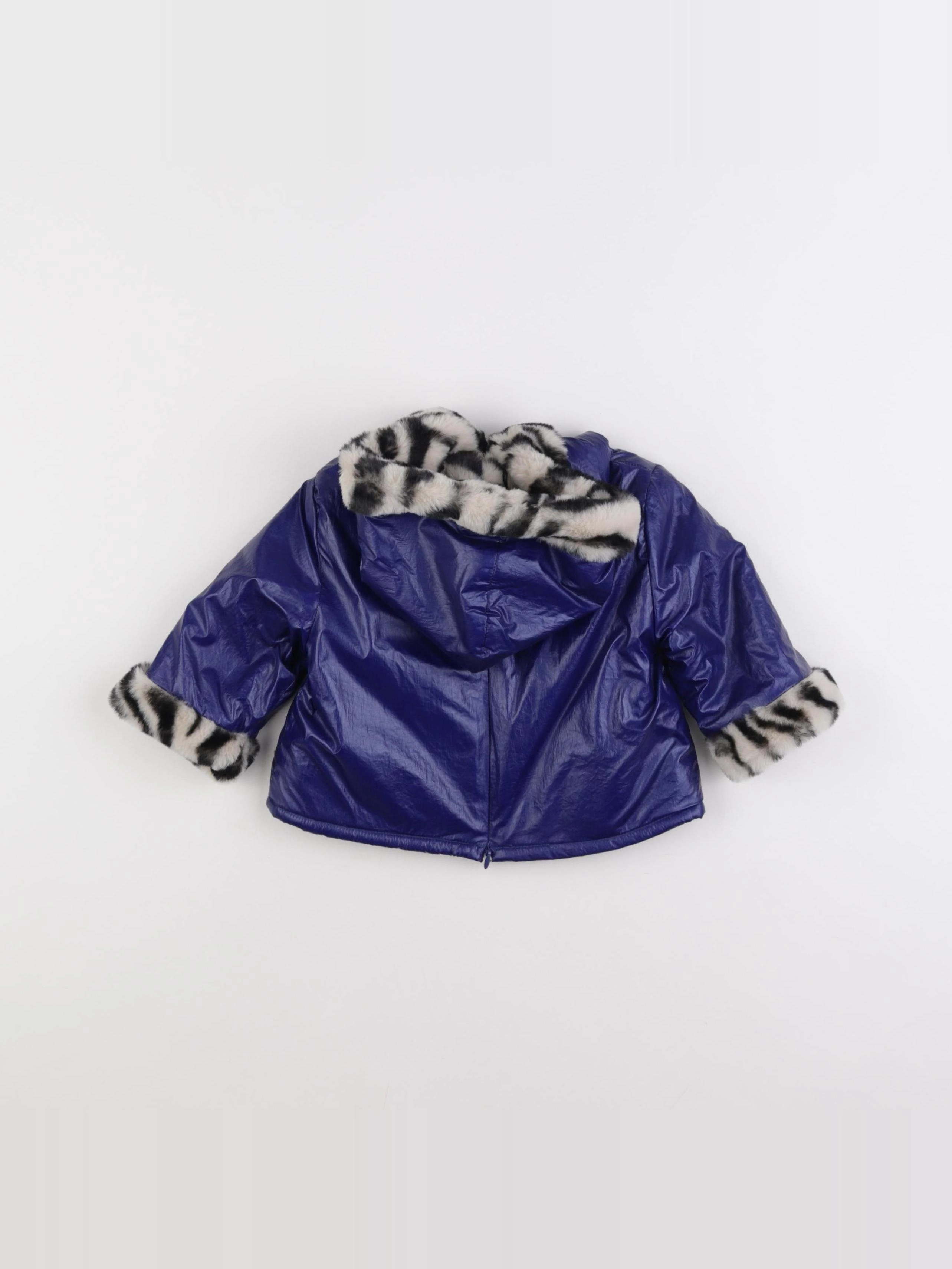 Bonton - veste doublé bleu - 6 mois