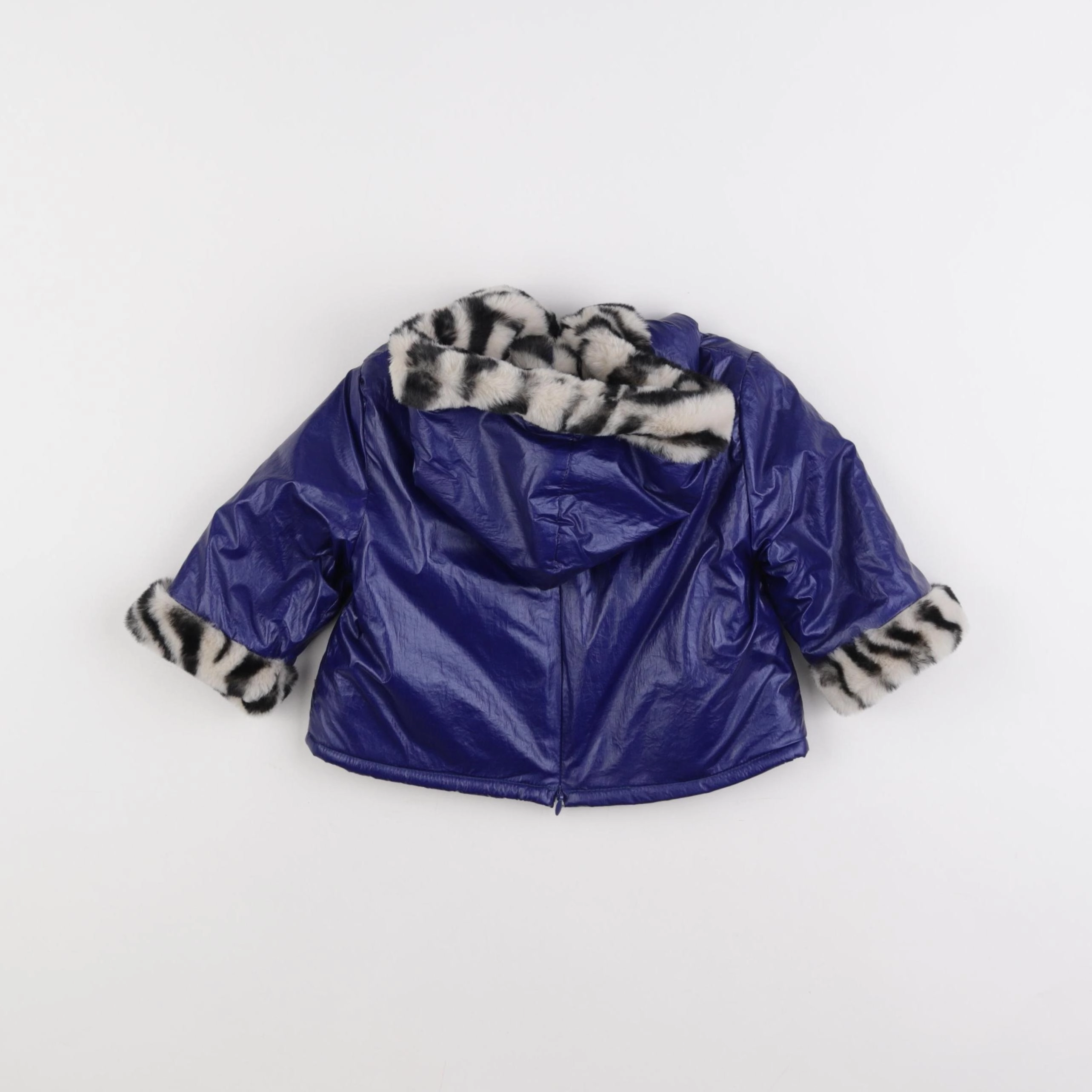 Bonton - veste doublé bleu - 6 mois