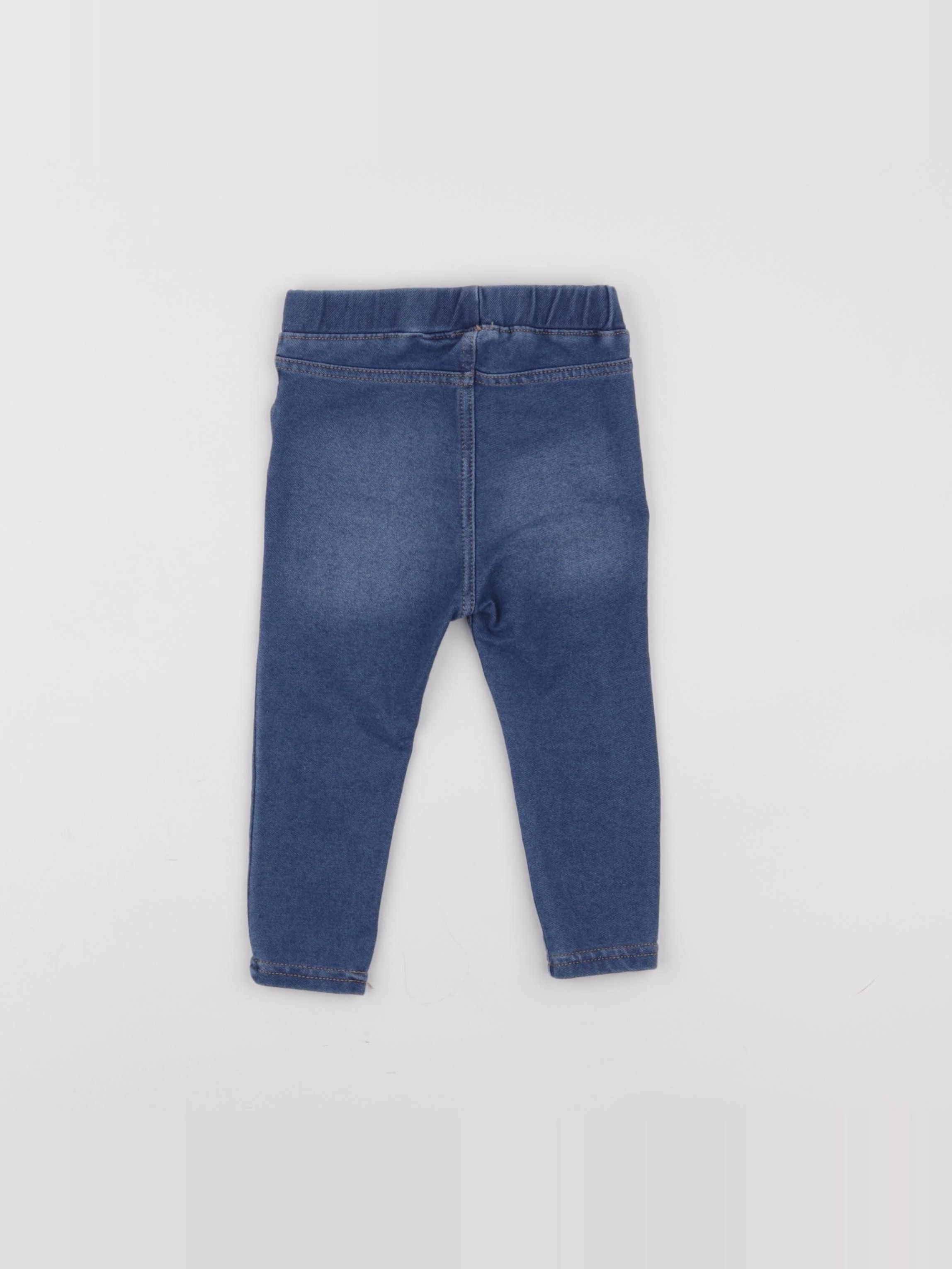 H&M - jegging bleu - 9/12 mois