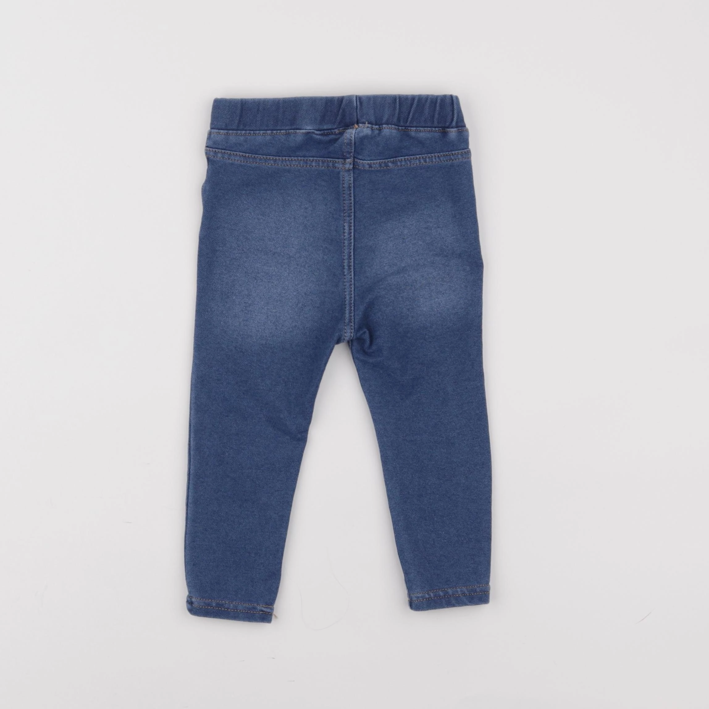 H&M - jegging bleu - 9/12 mois