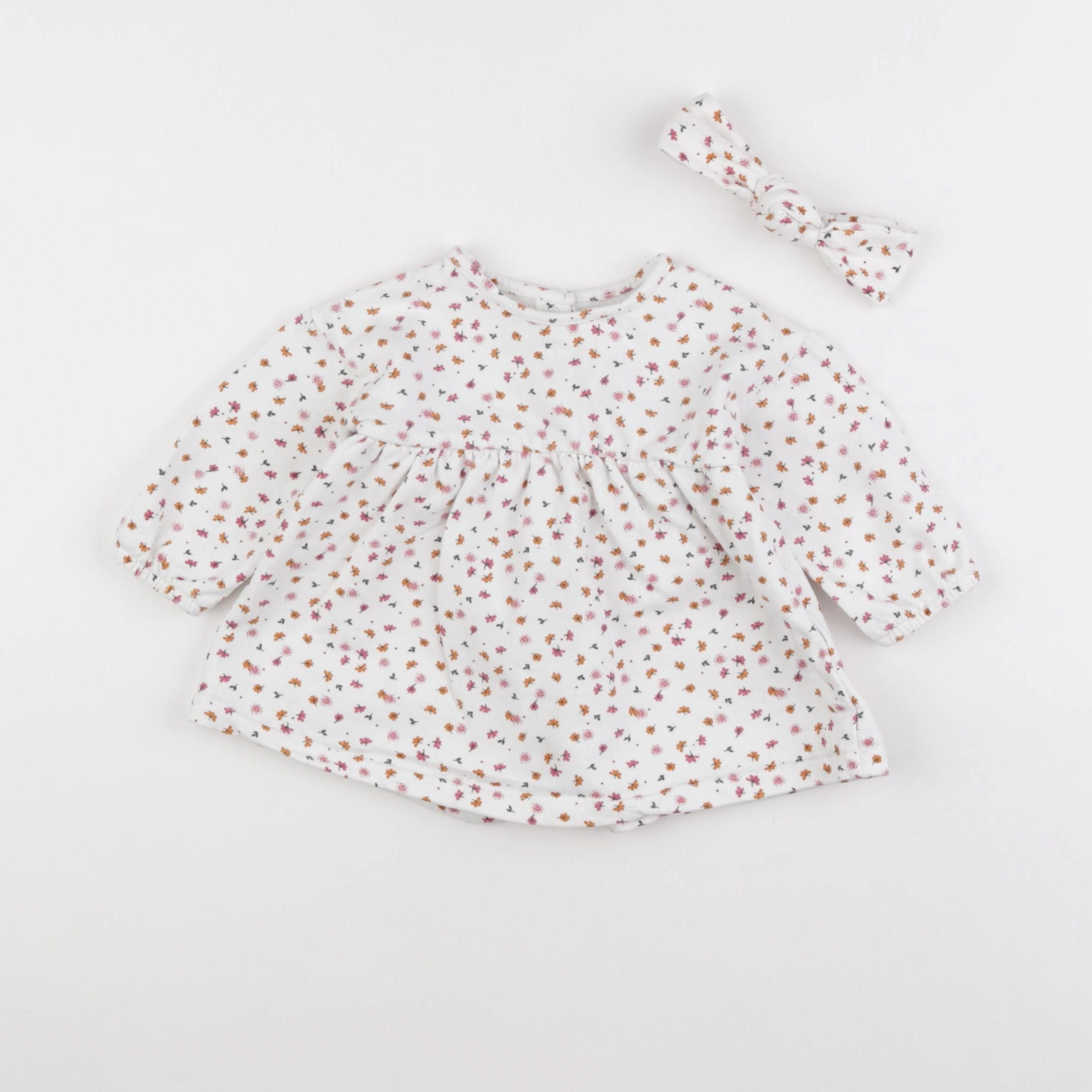 Vertbaudet - robe blanc - 9 mois