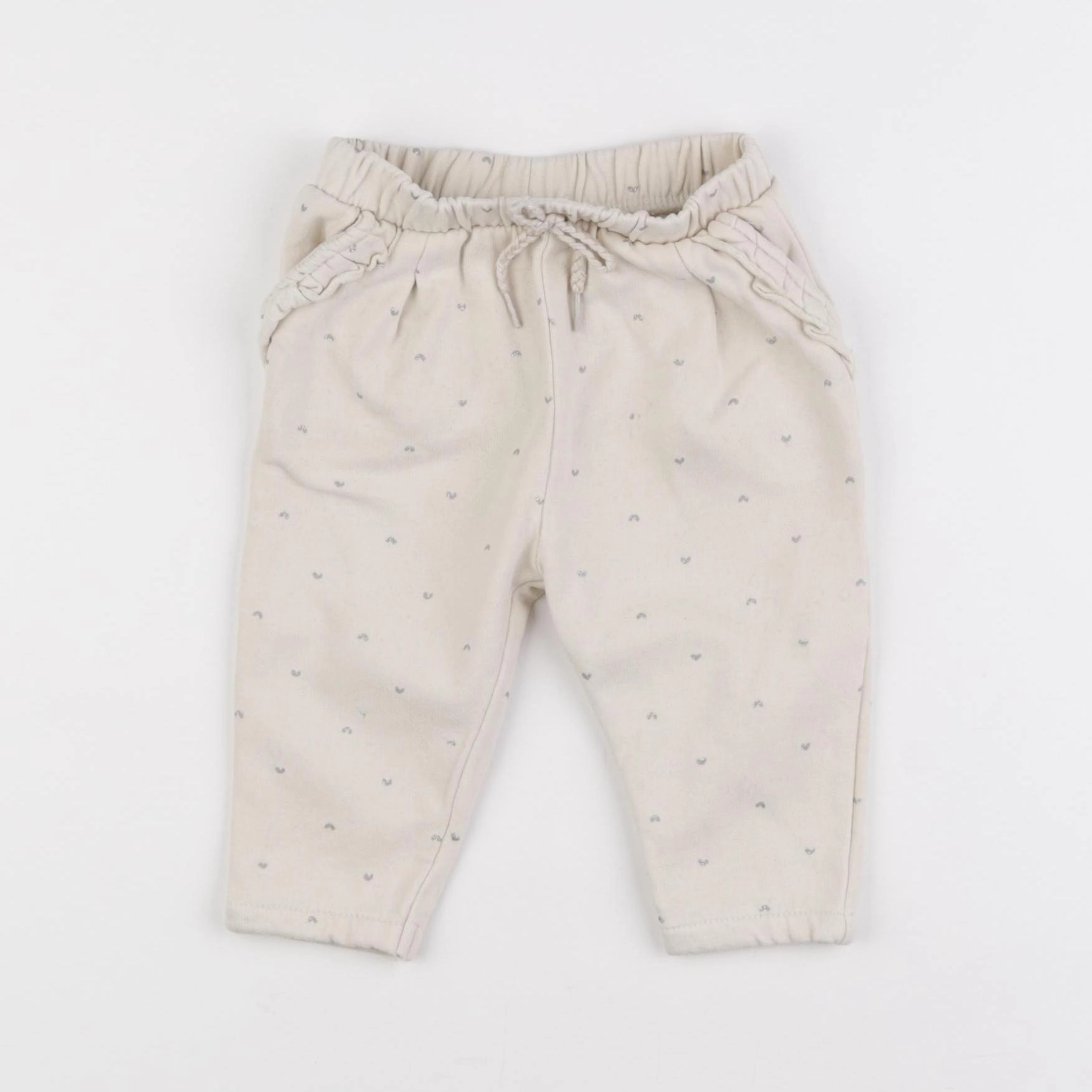 Vertbaudet - pantalon beige - 12 mois