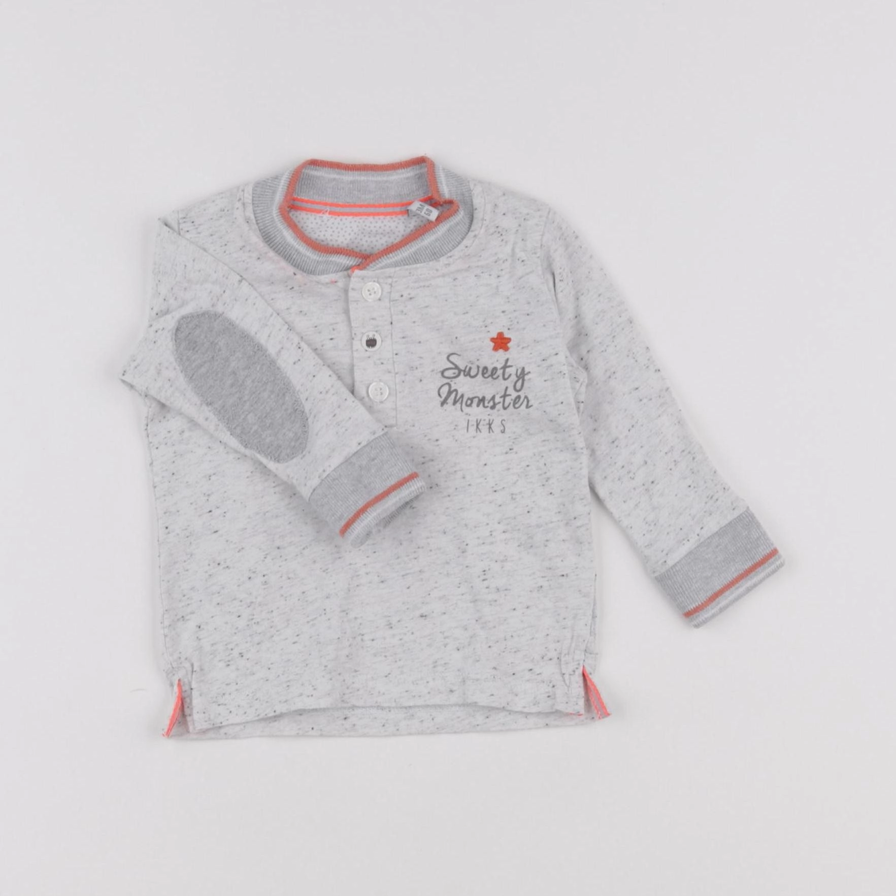 IKKS - tee-shirt gris - 3 mois