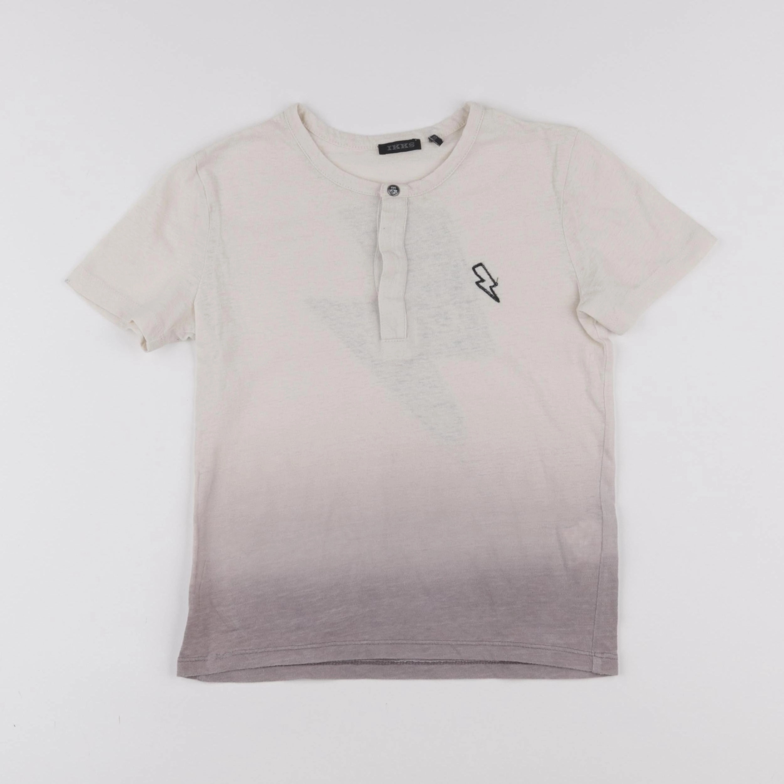 IKKS - tee-shirt beige, gris - 6 ans