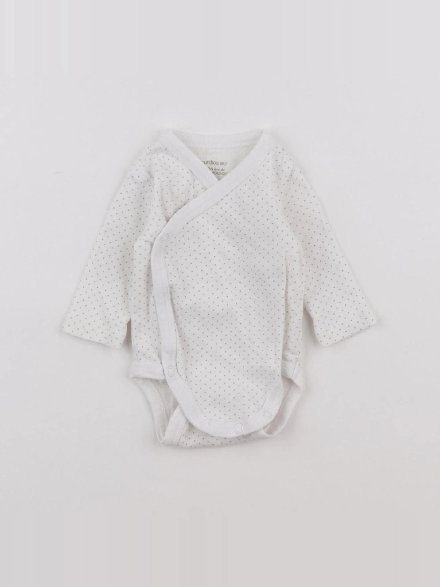 Boutchou - body gris - 0 mois