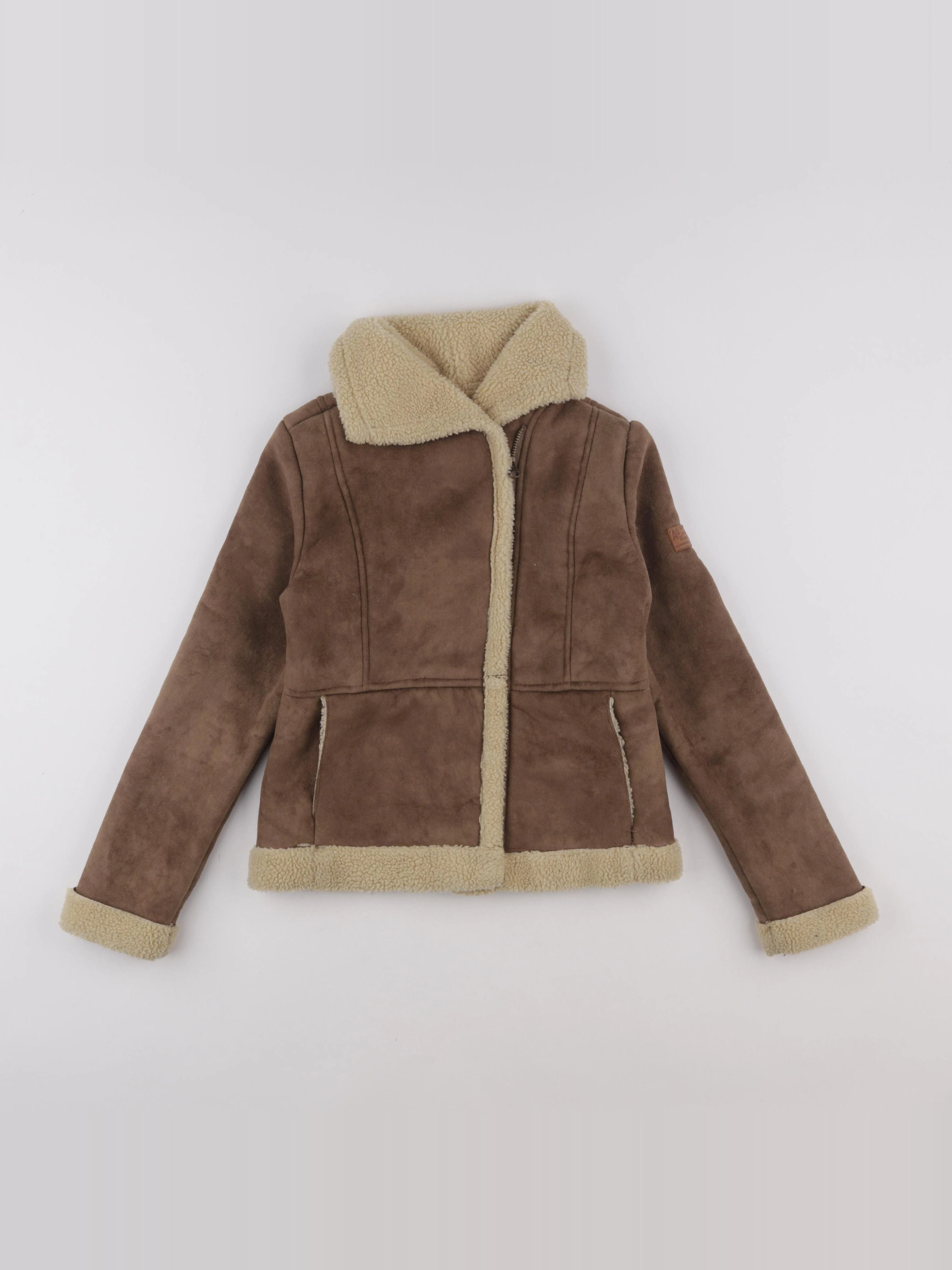 American Outfitters - veste doublé marron - 10 ans
