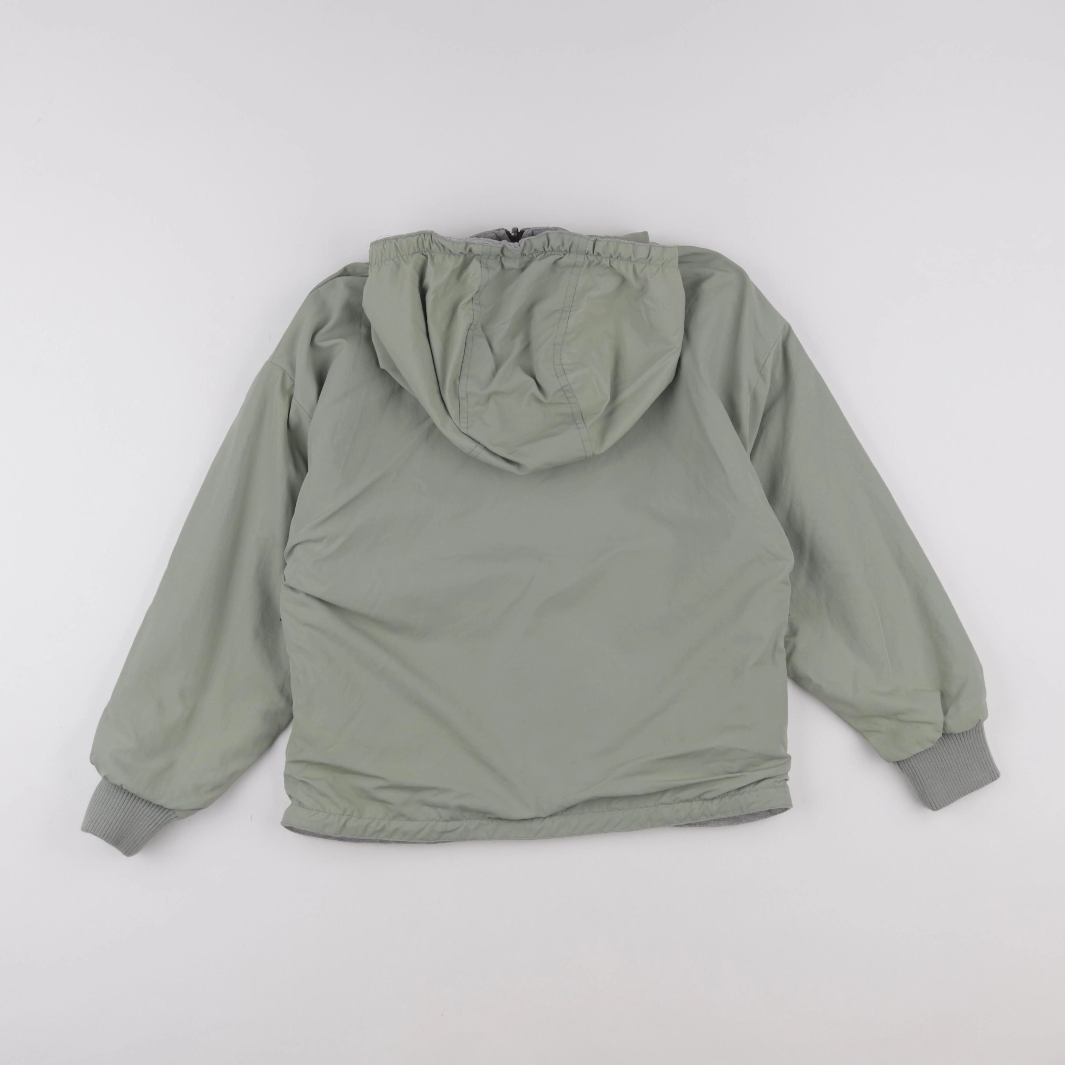Bellerose - veste réversible vert, gris - 10 ans