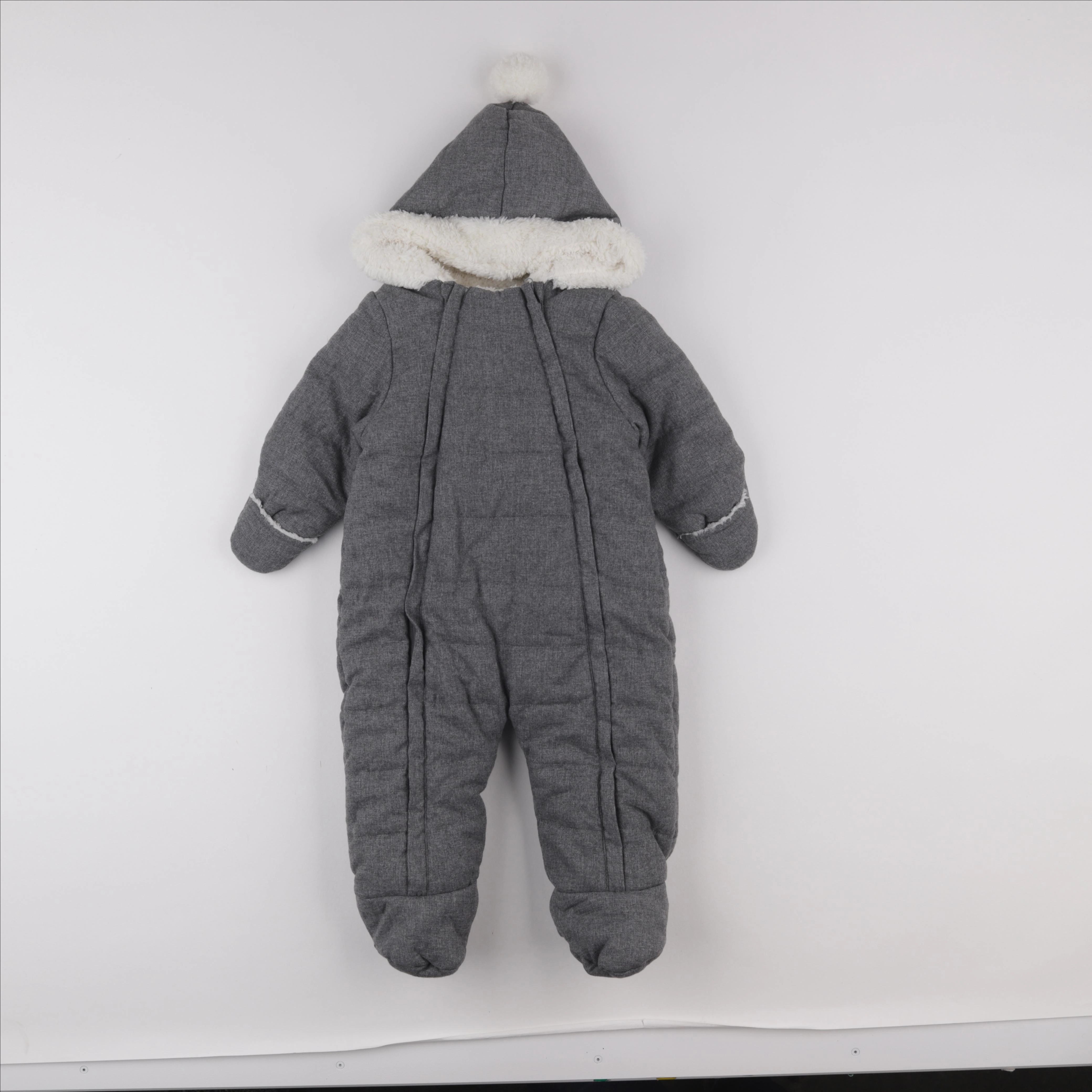 Vertbaudet - combi-pilote gris - 12 mois