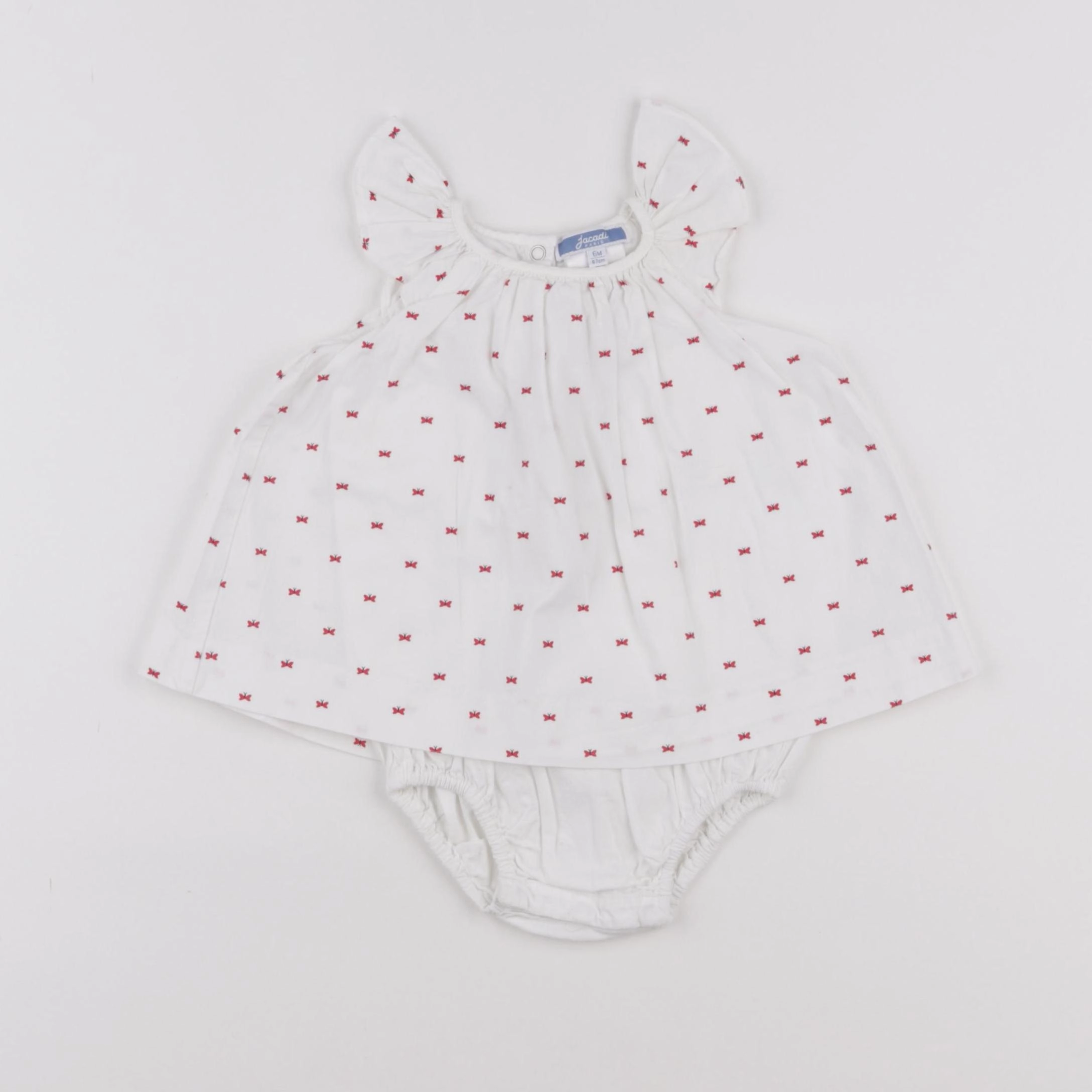 Jacadi - body robe blanc - 6 mois
