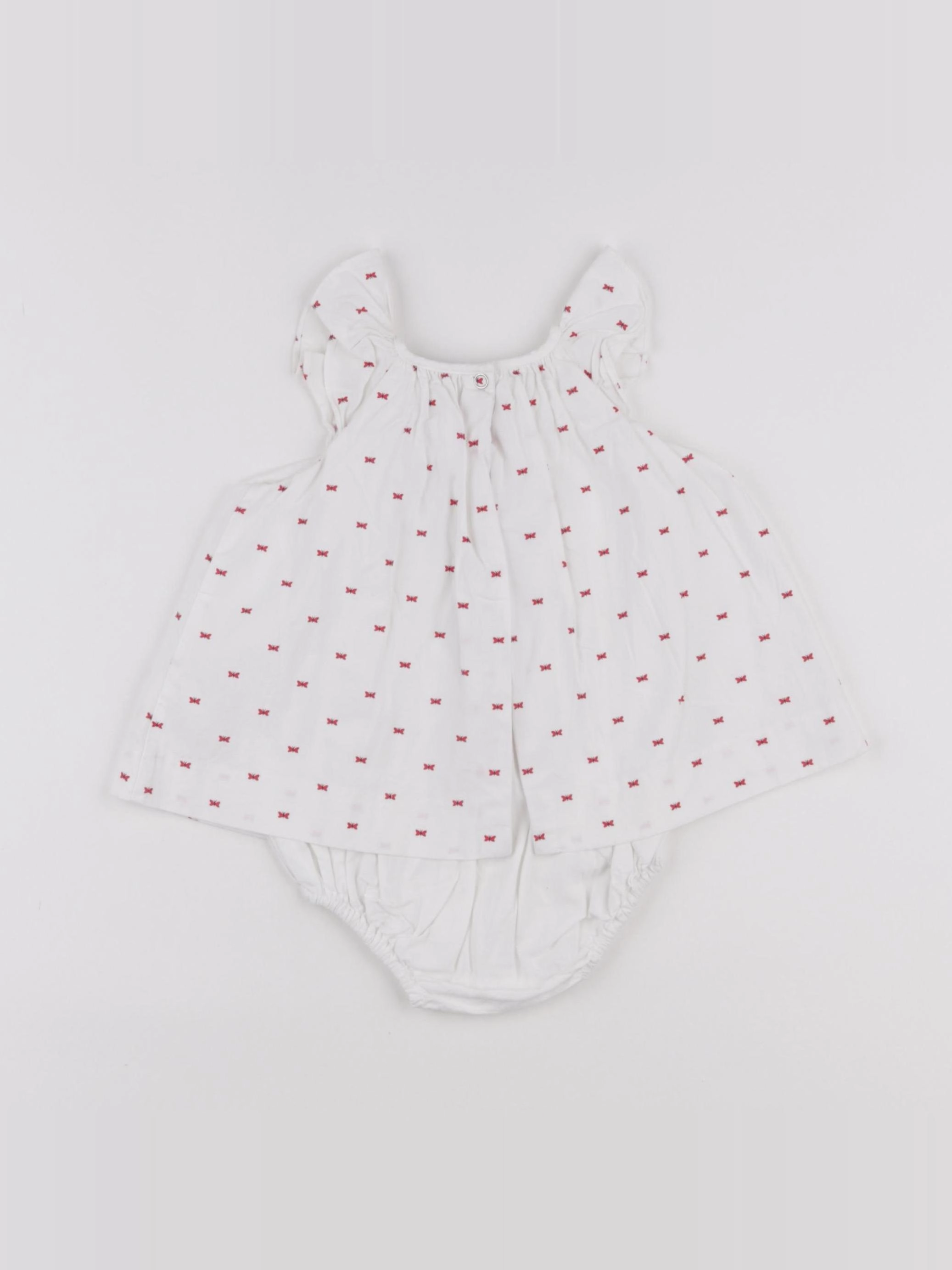 Jacadi - body robe blanc - 6 mois