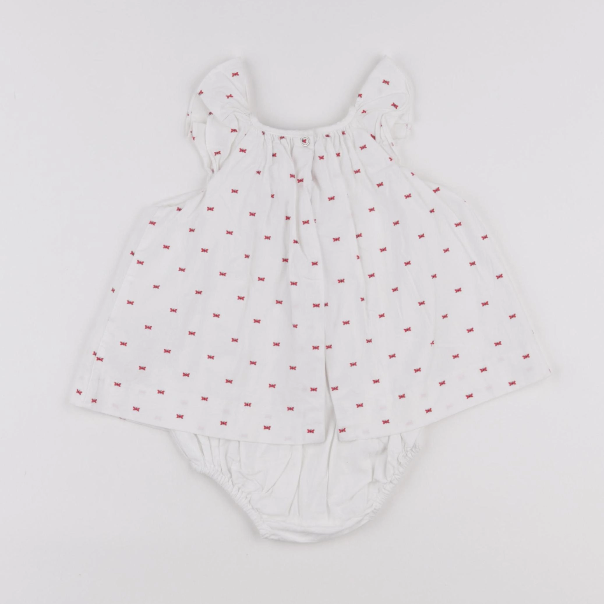Jacadi - body robe blanc - 6 mois